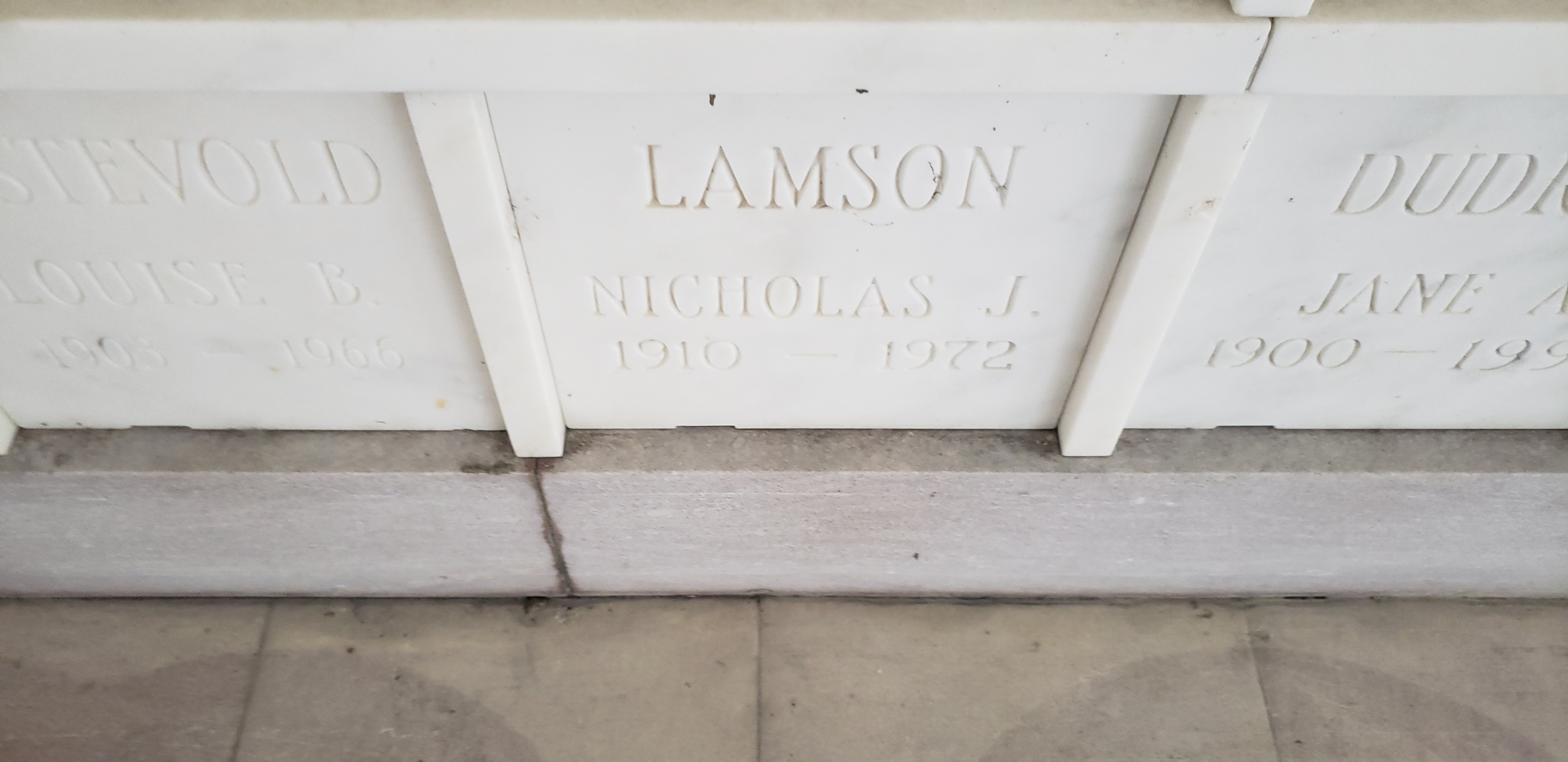 Nicholas J Lamson
