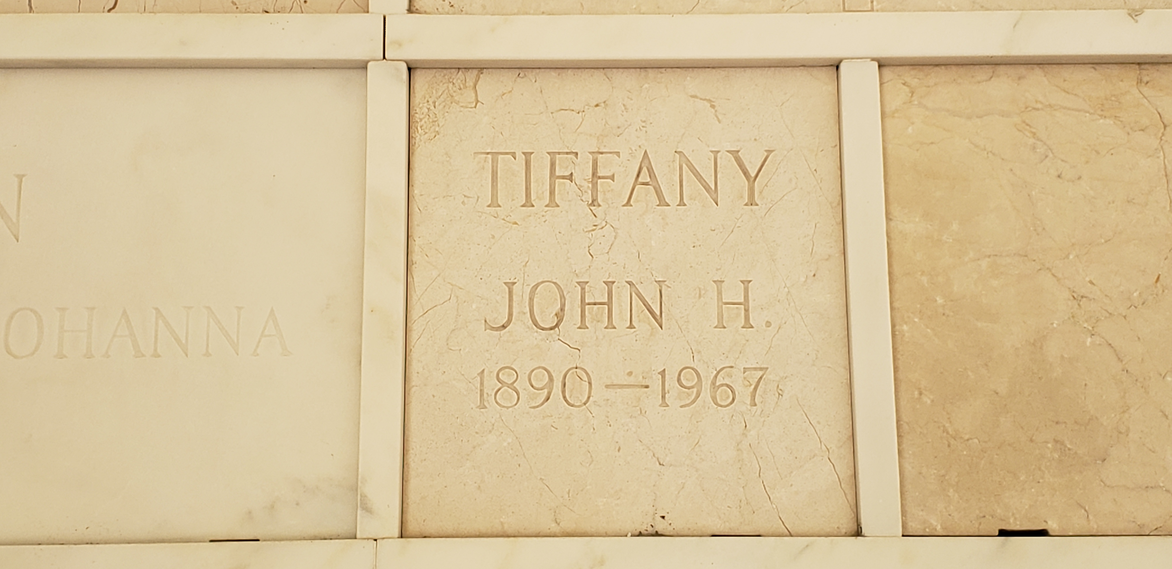 John H Tiffany