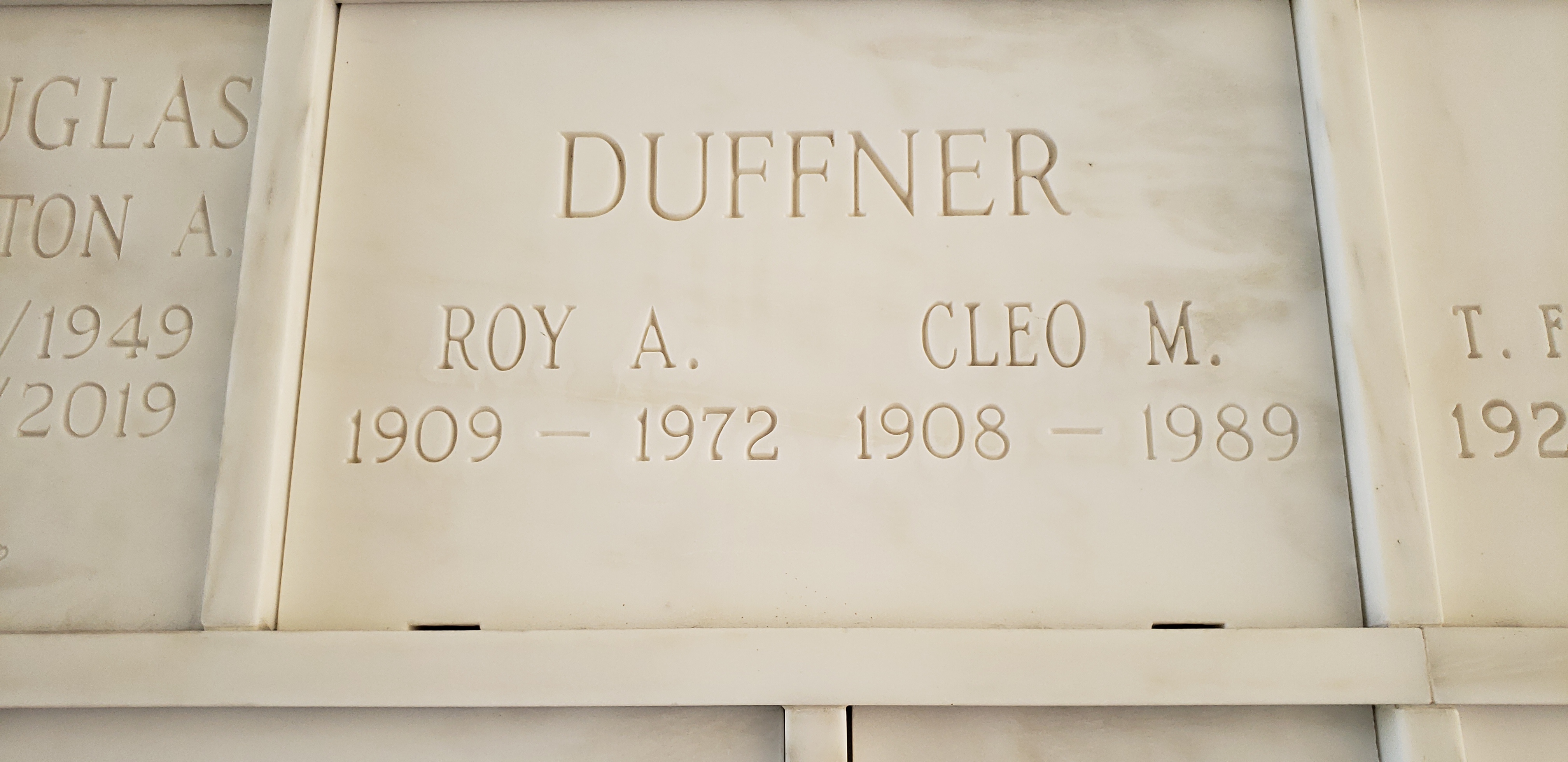Roy A Duffner