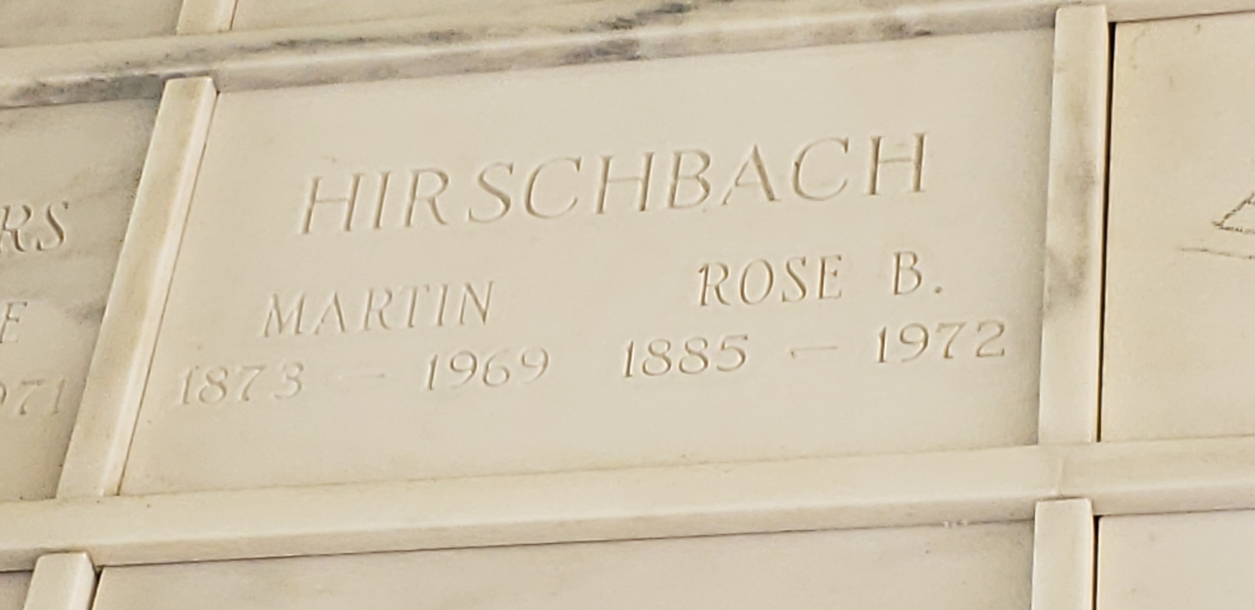 Rose B Hirschbach