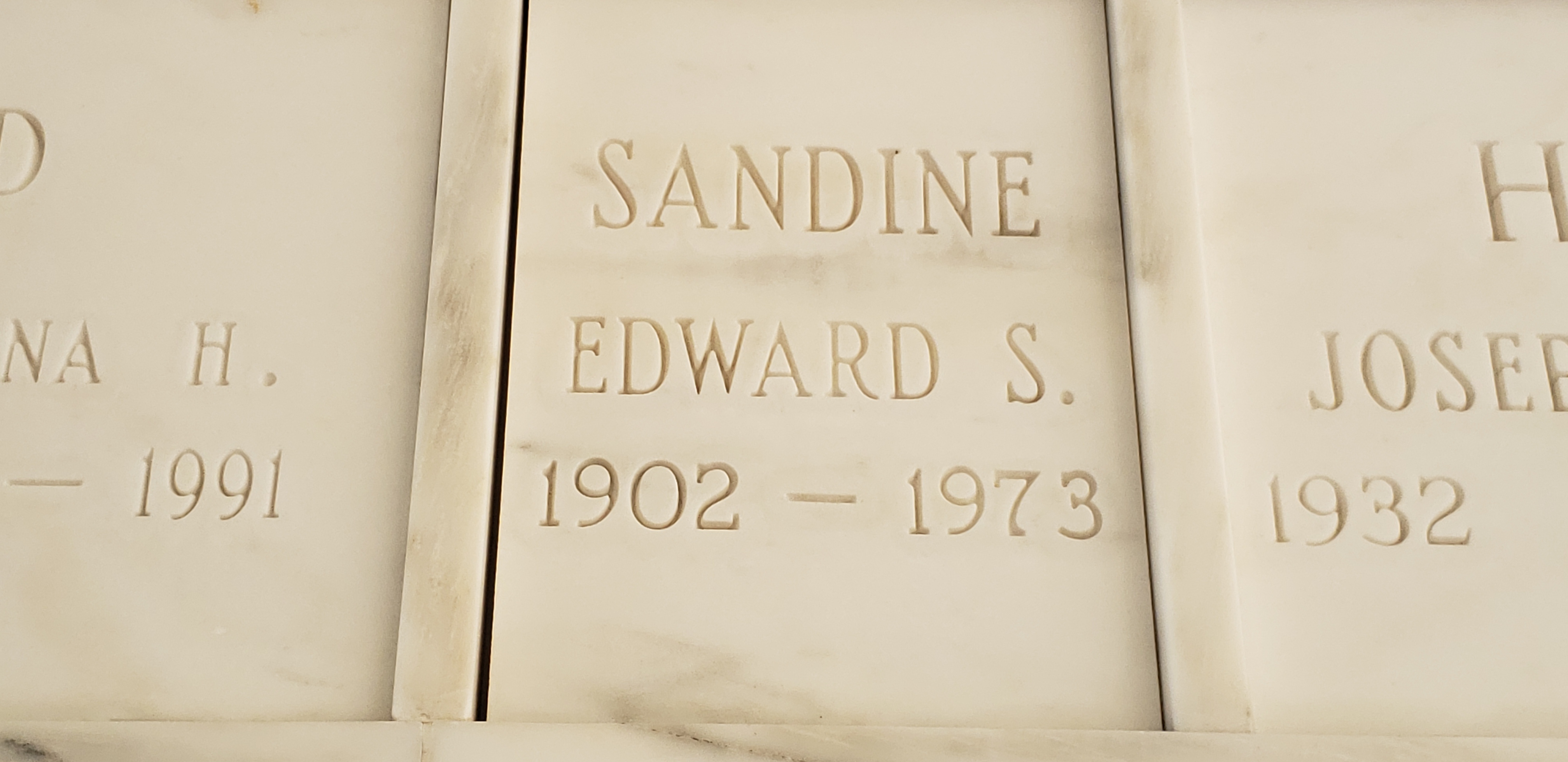 Edward S Sandine