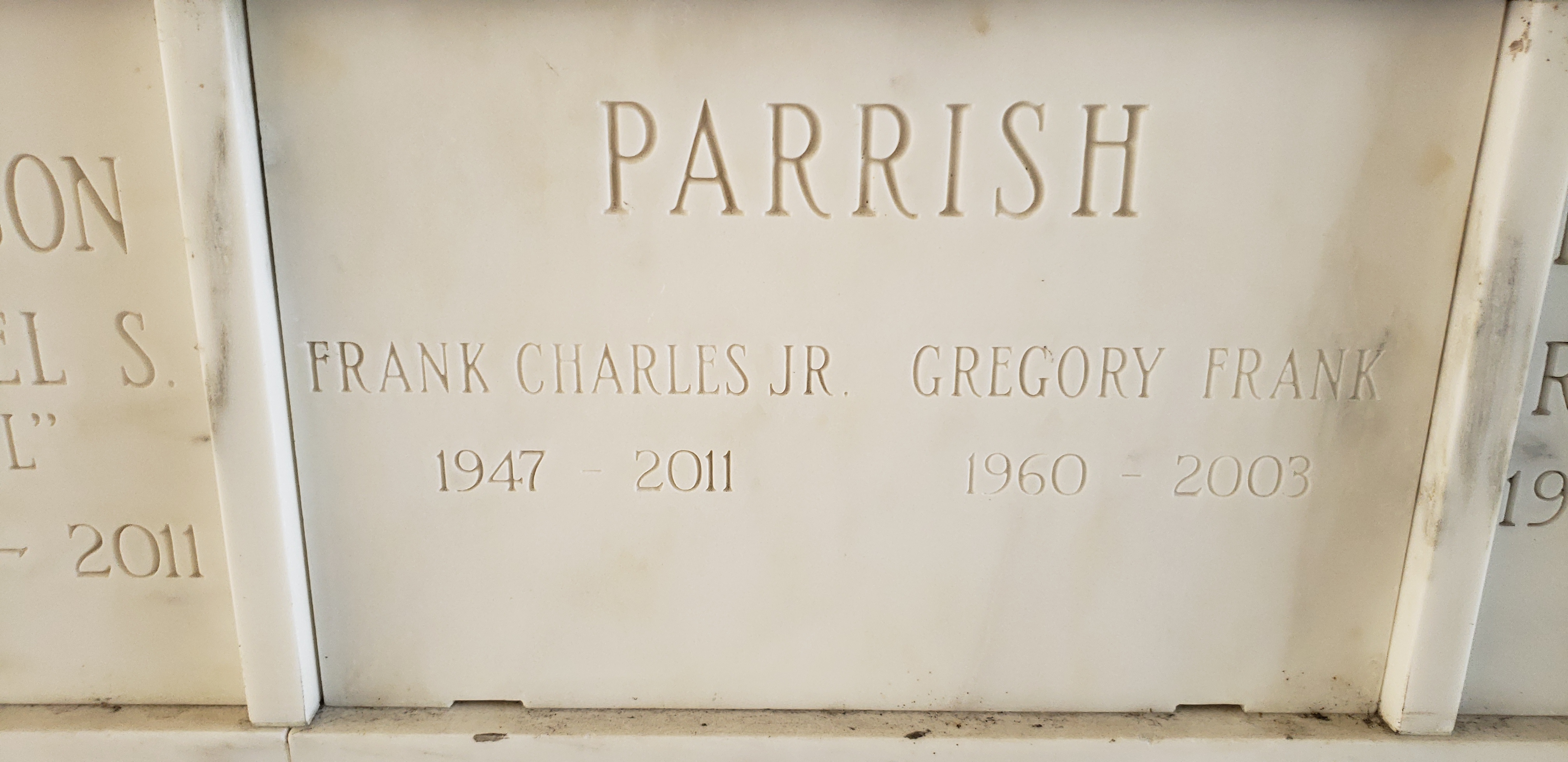 Gregory Frank Parrish