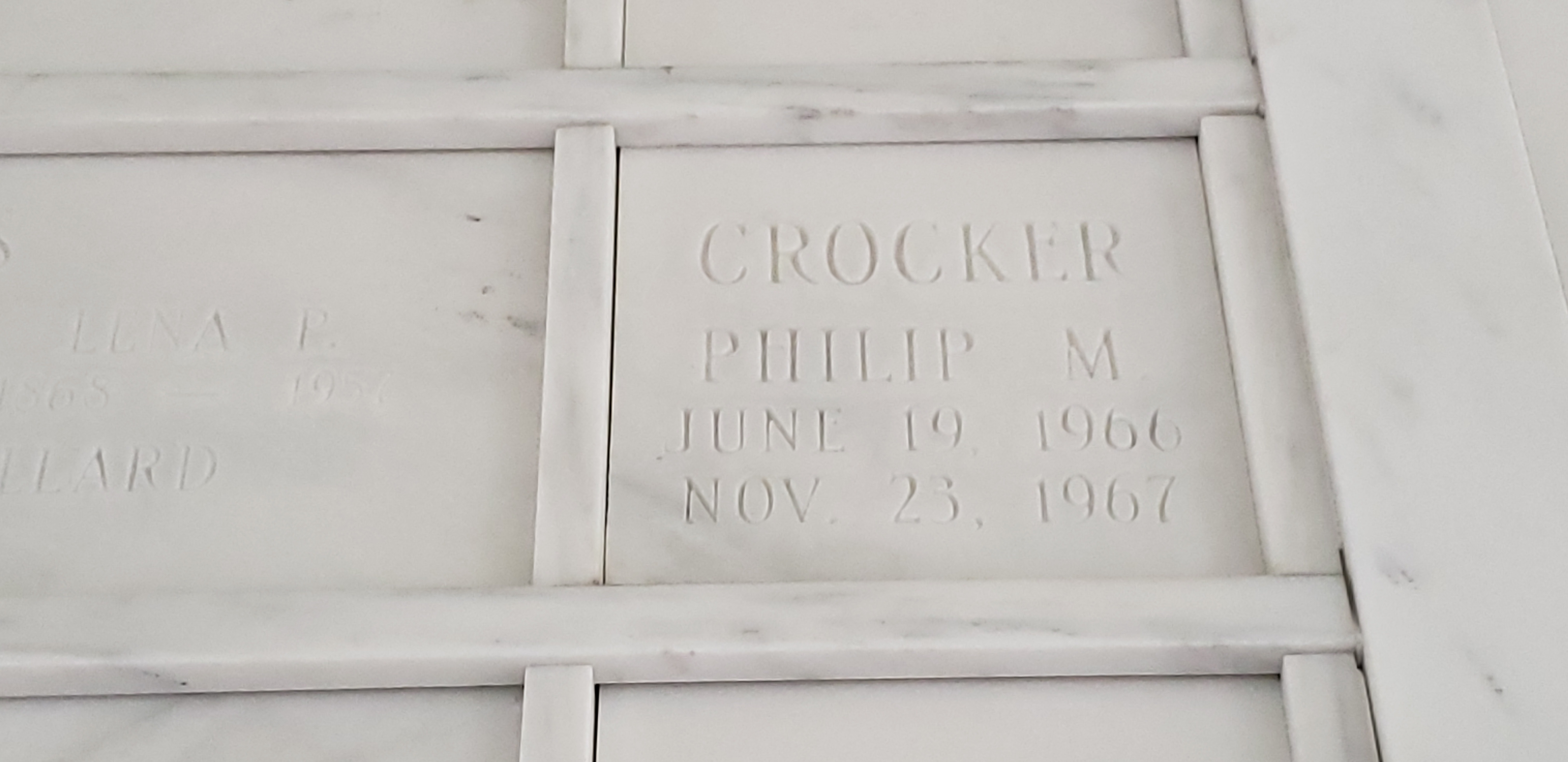 Philip M Crocker