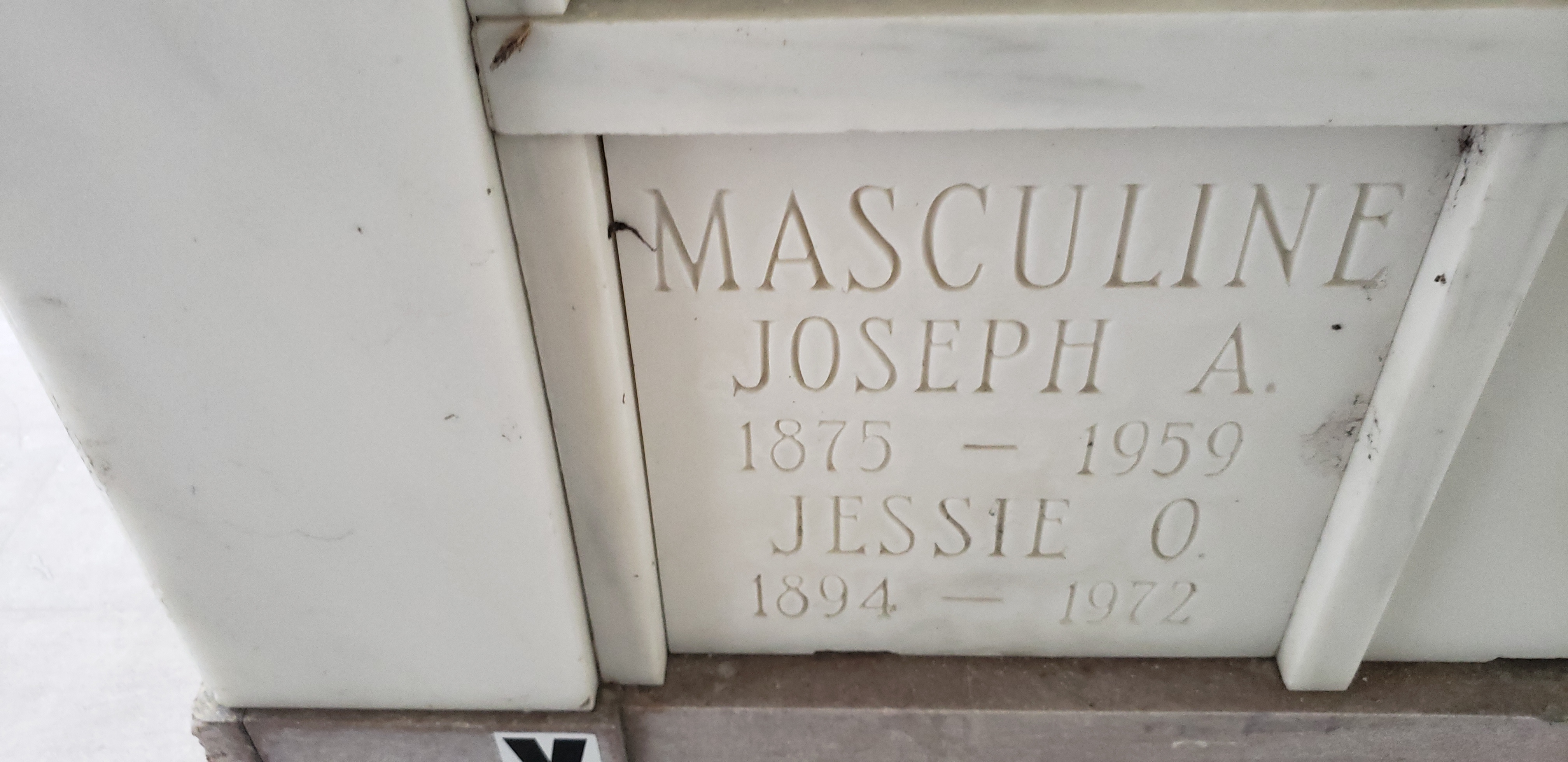 Joseph A Masculine