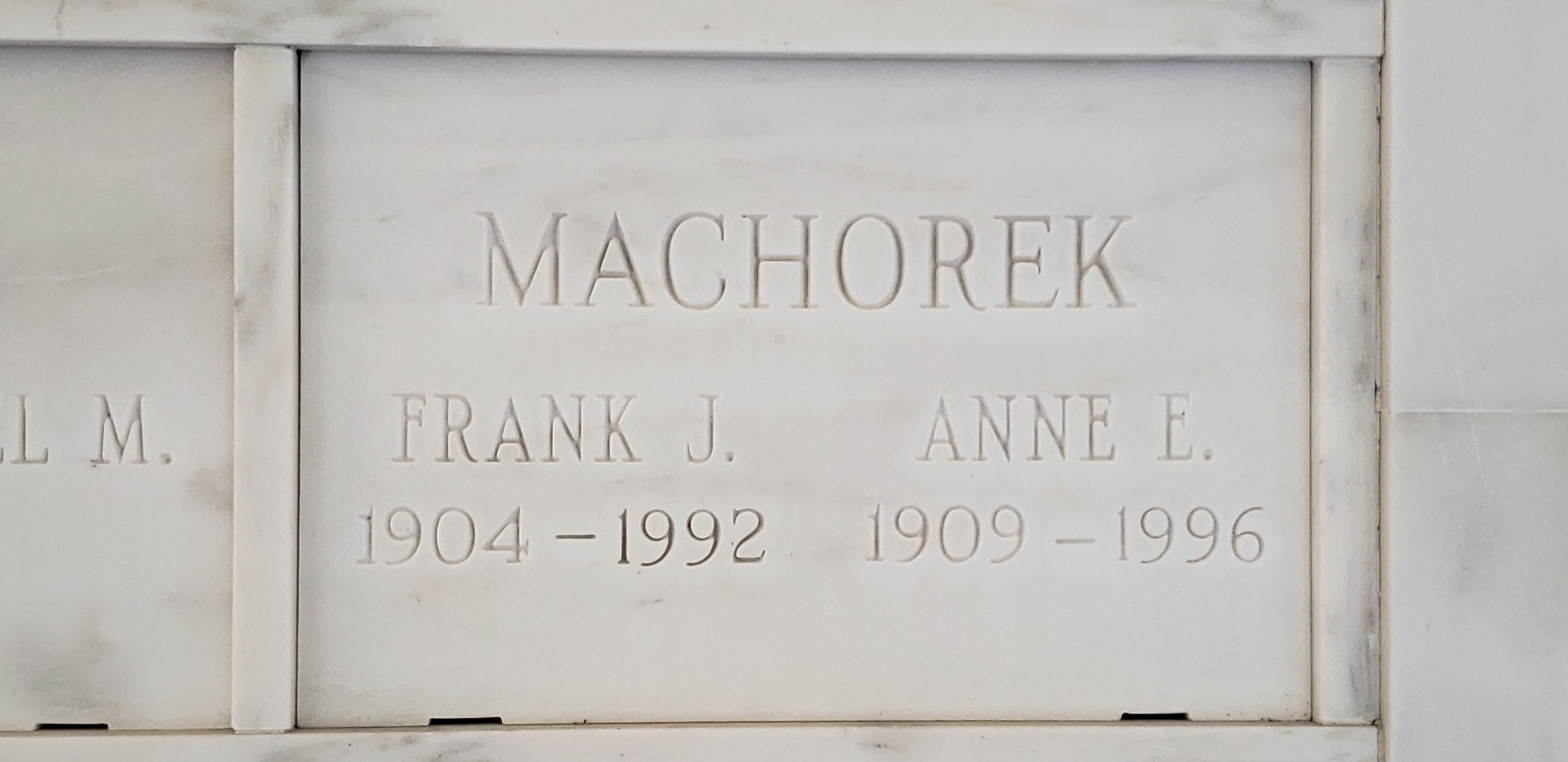 Frank J Machorek