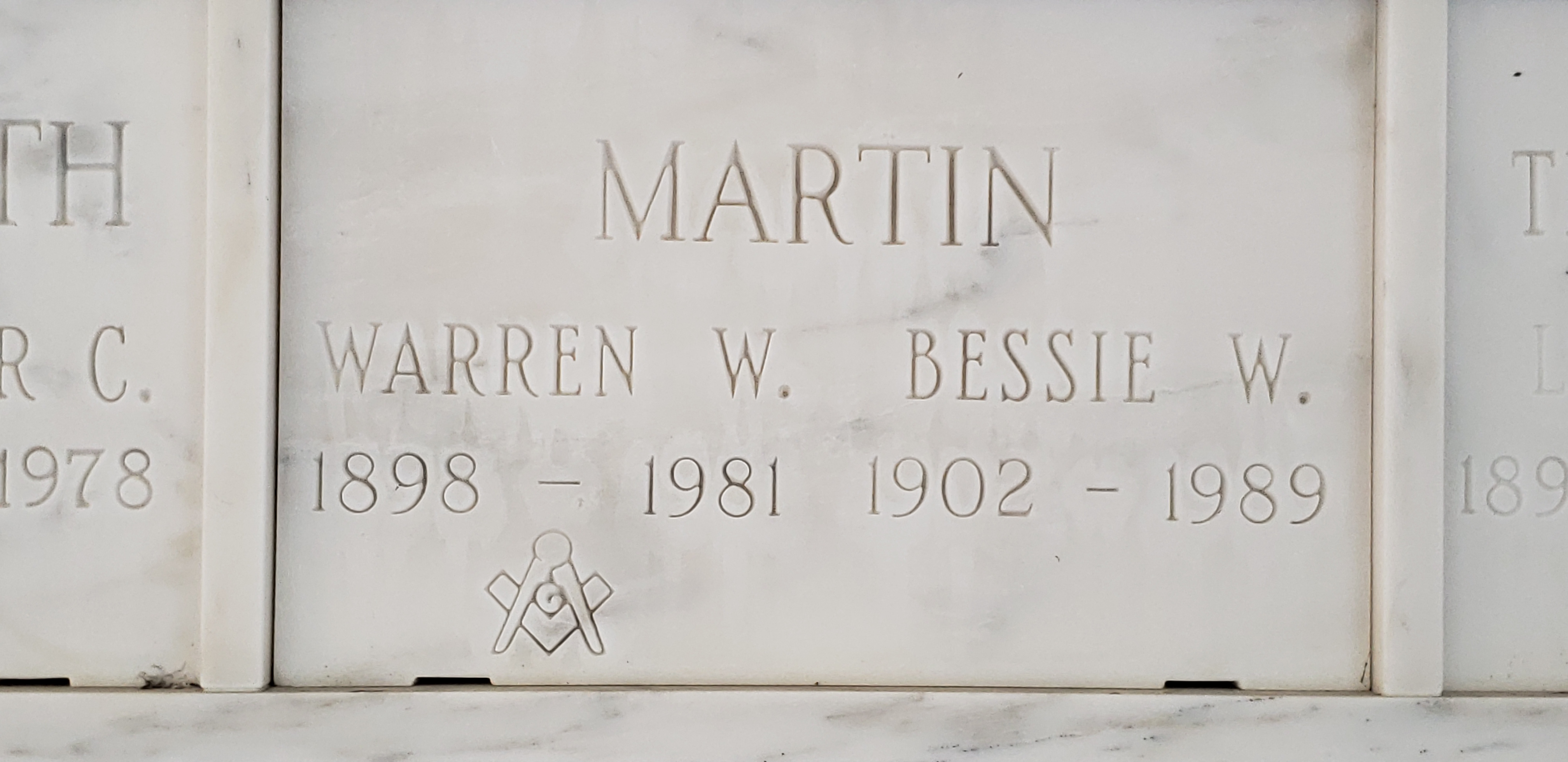 Bessie W Martin
