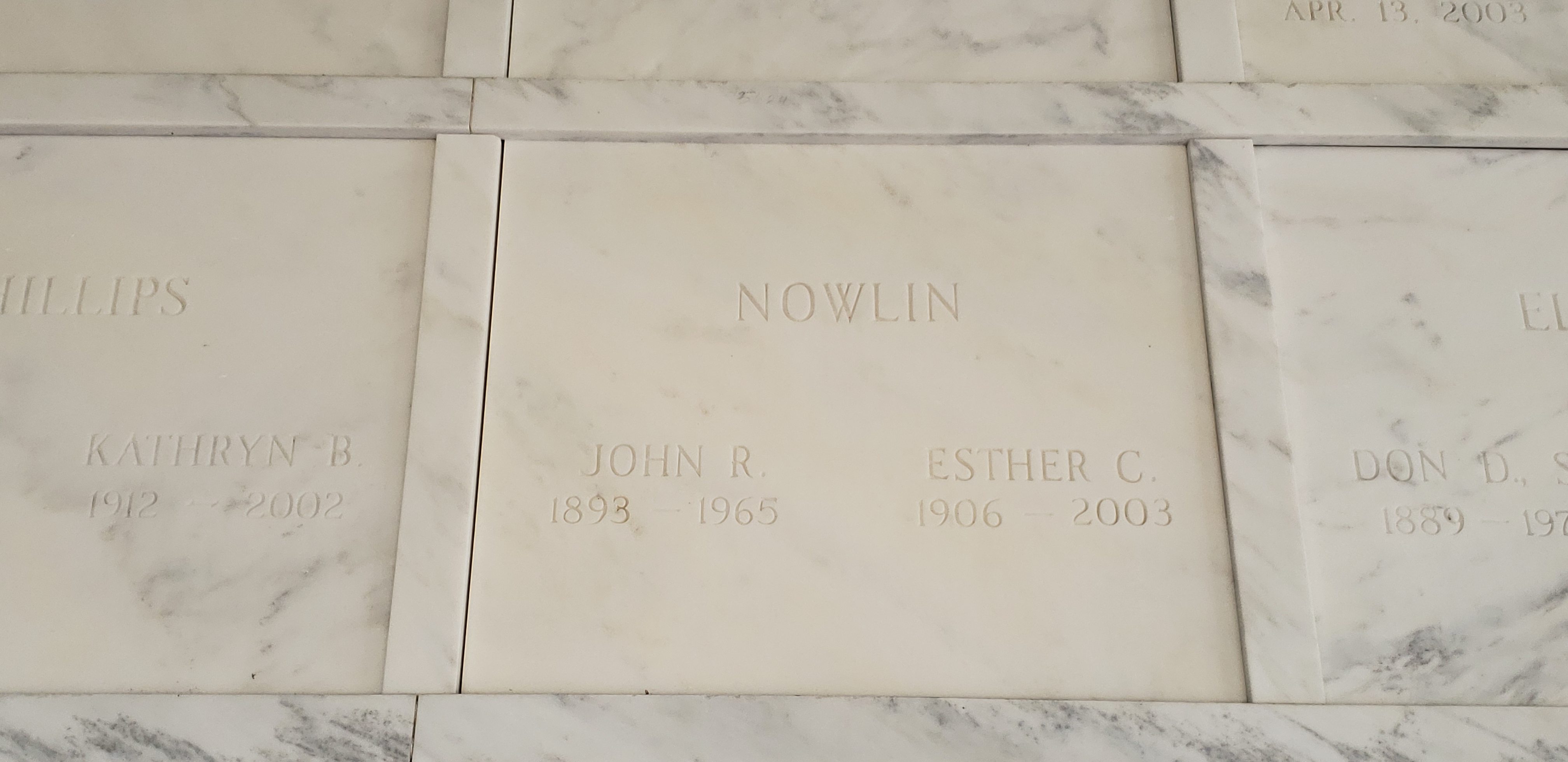 John R Nowlin