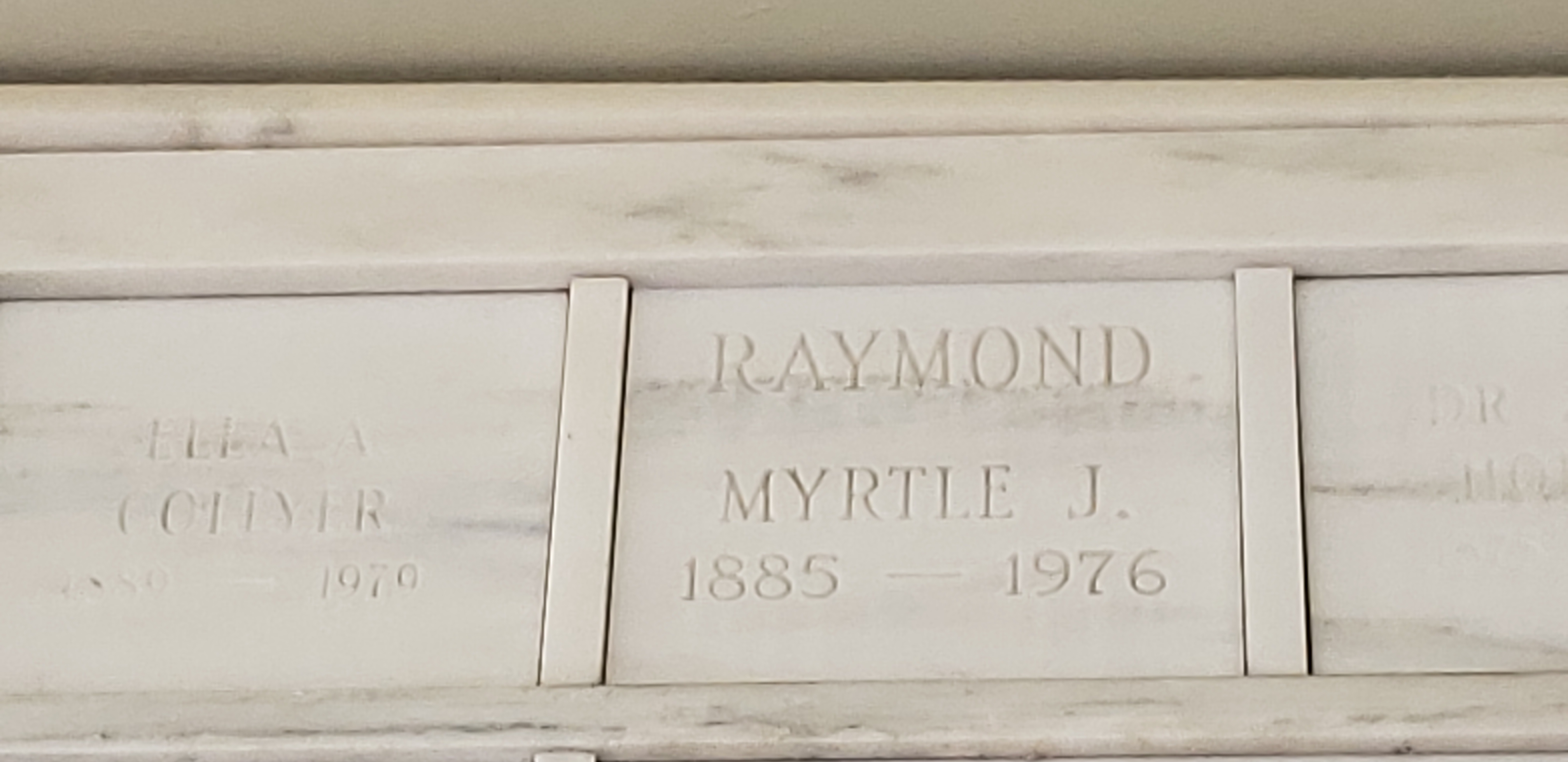 Myrtle J Raymond