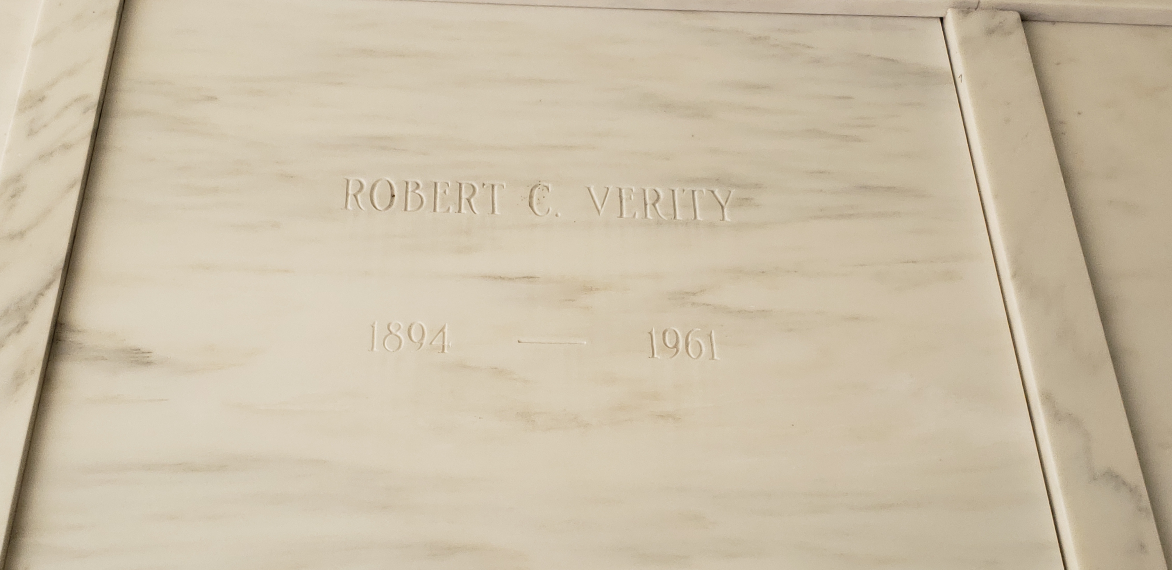 Robert C Verity