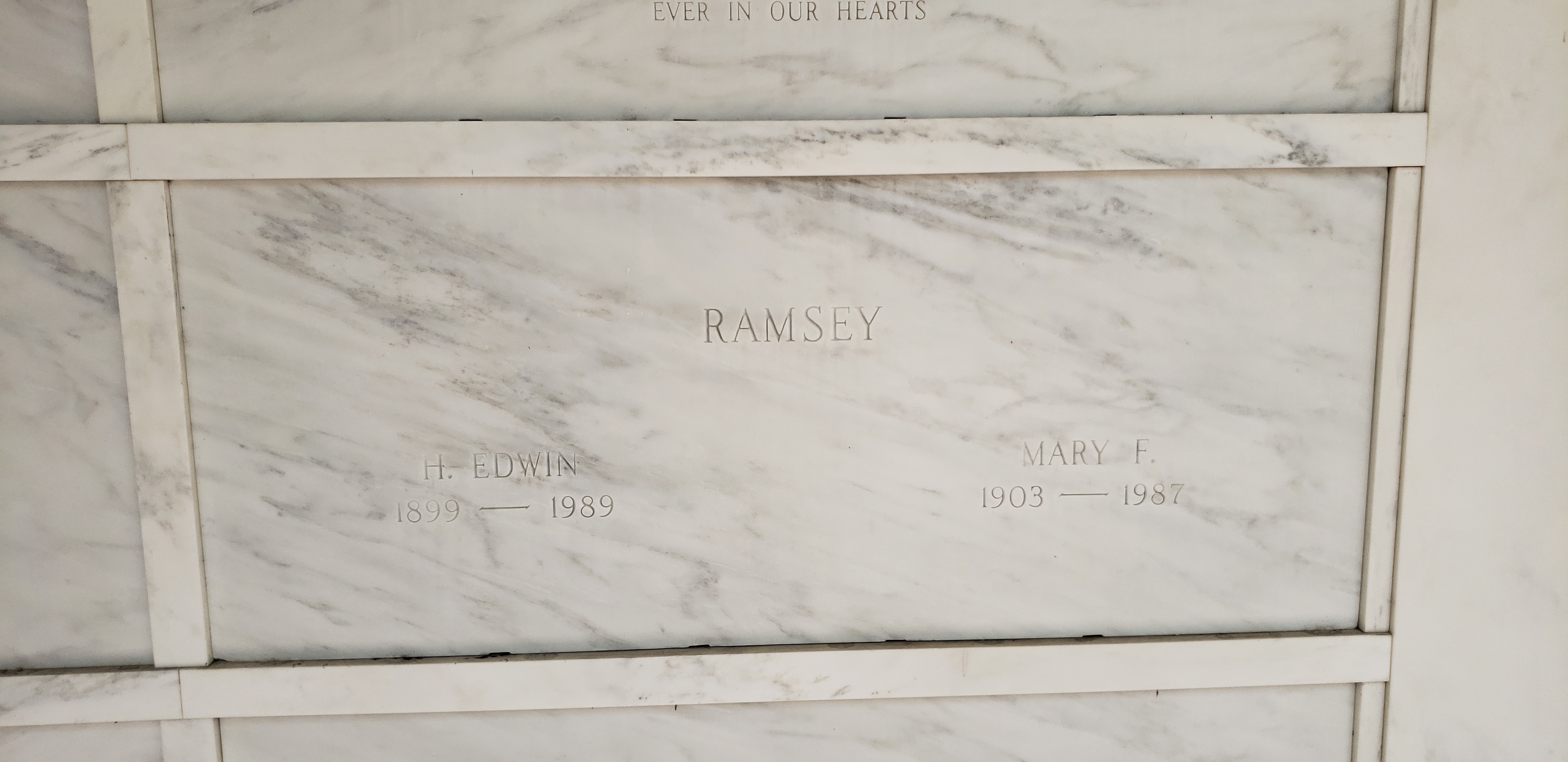 Mary F Ramsey
