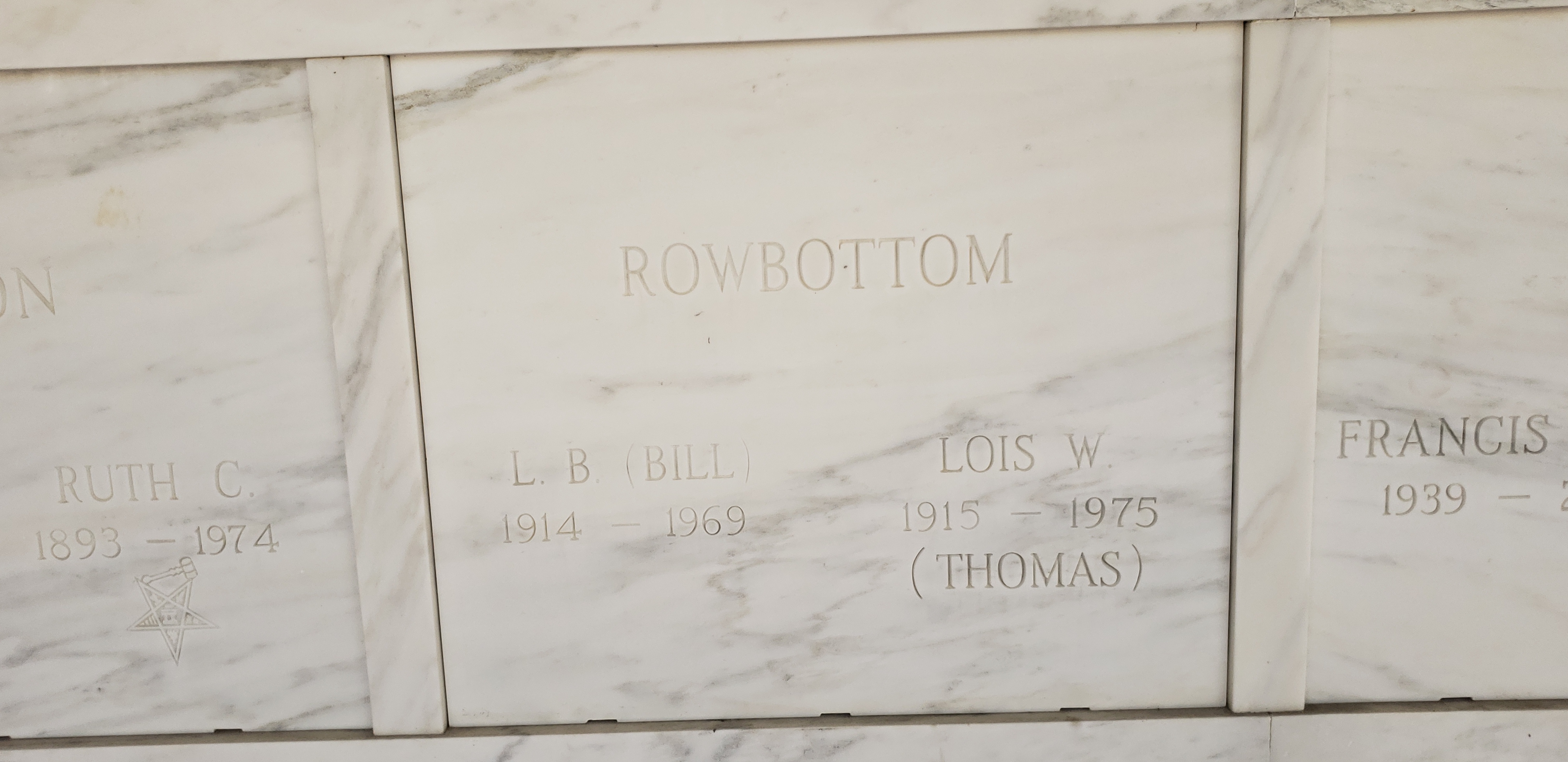 L B "Bill" Rowbottom