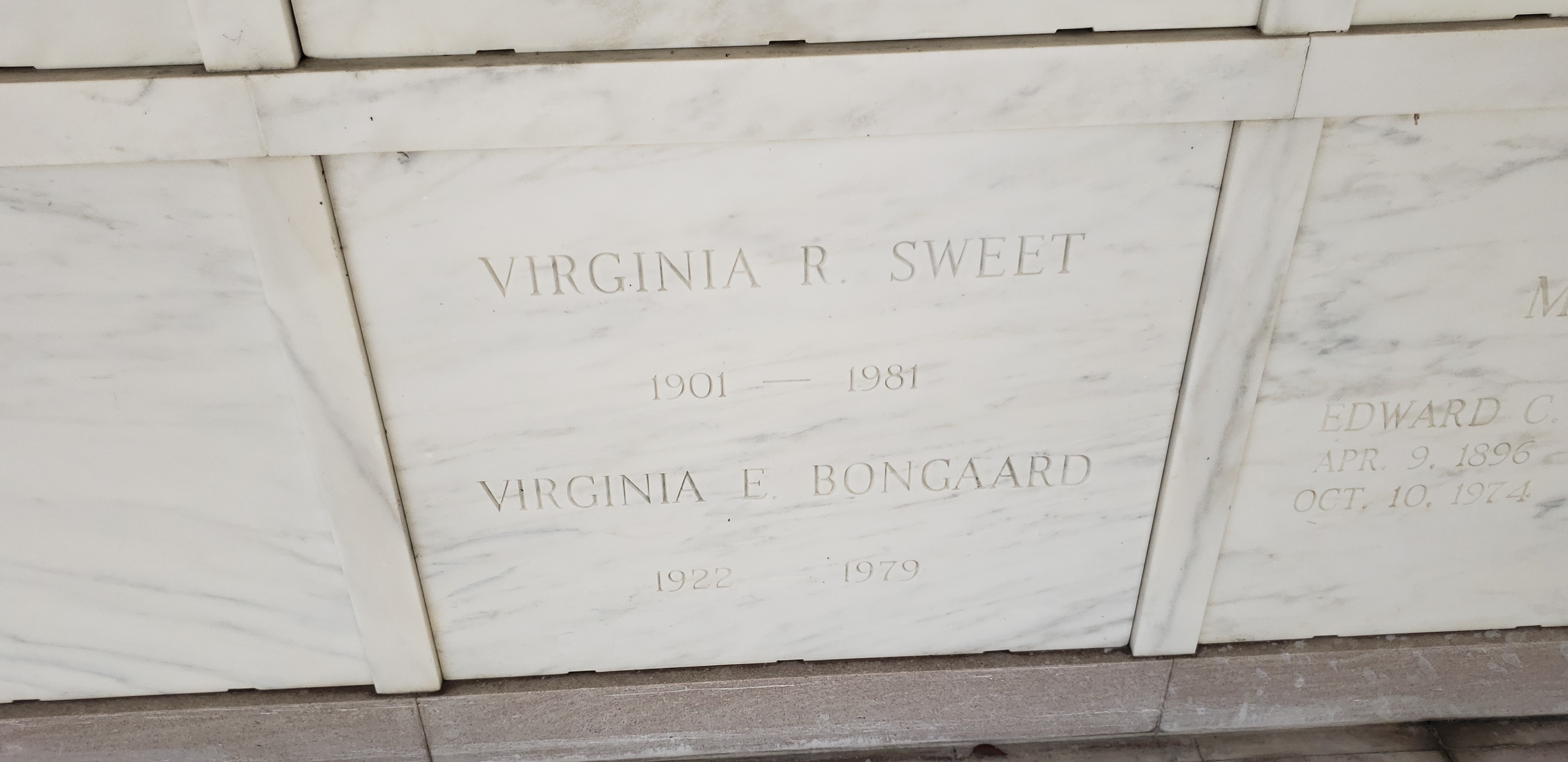 Virginia E Bongaard