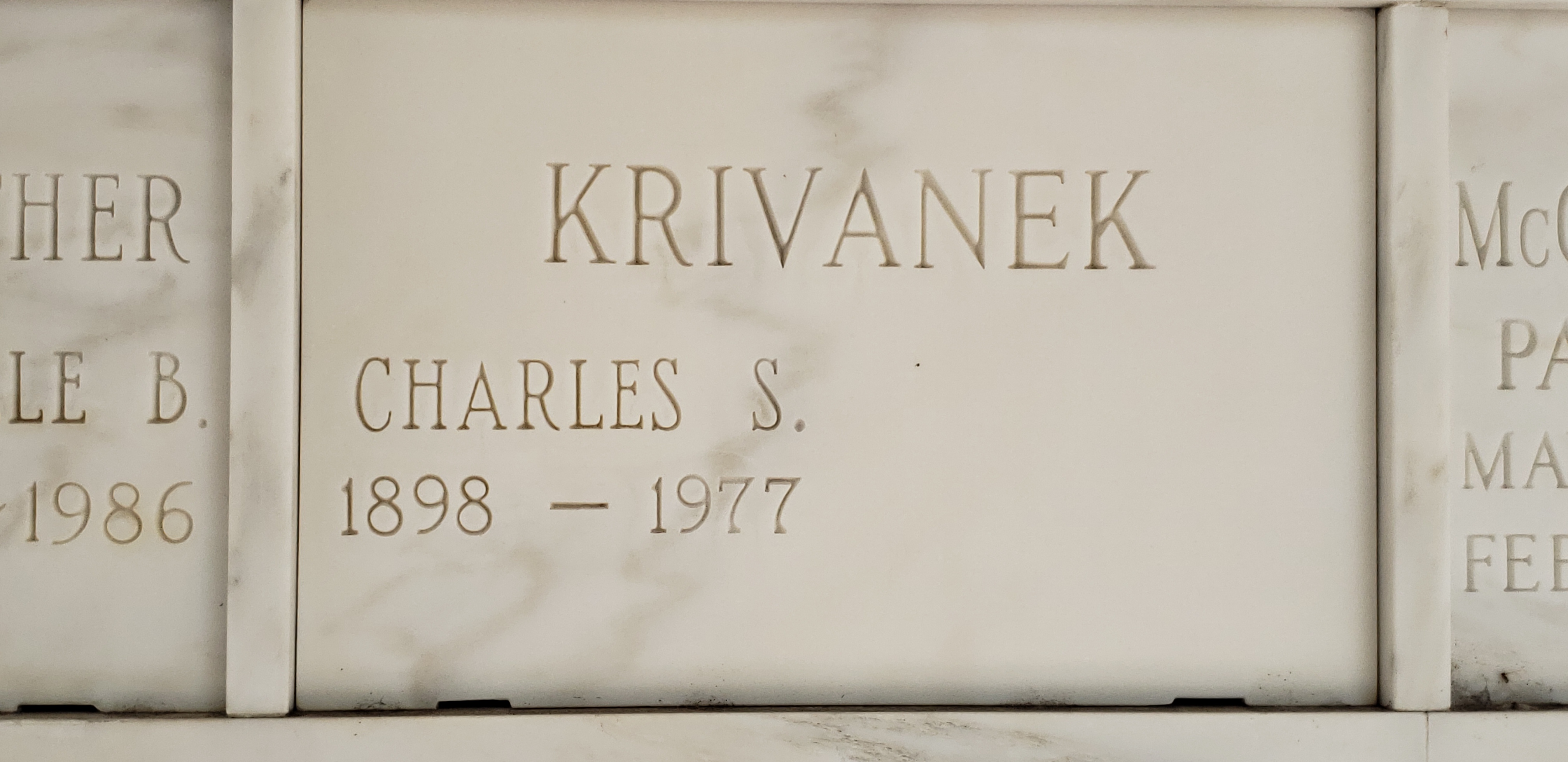 Charles S Krivanek