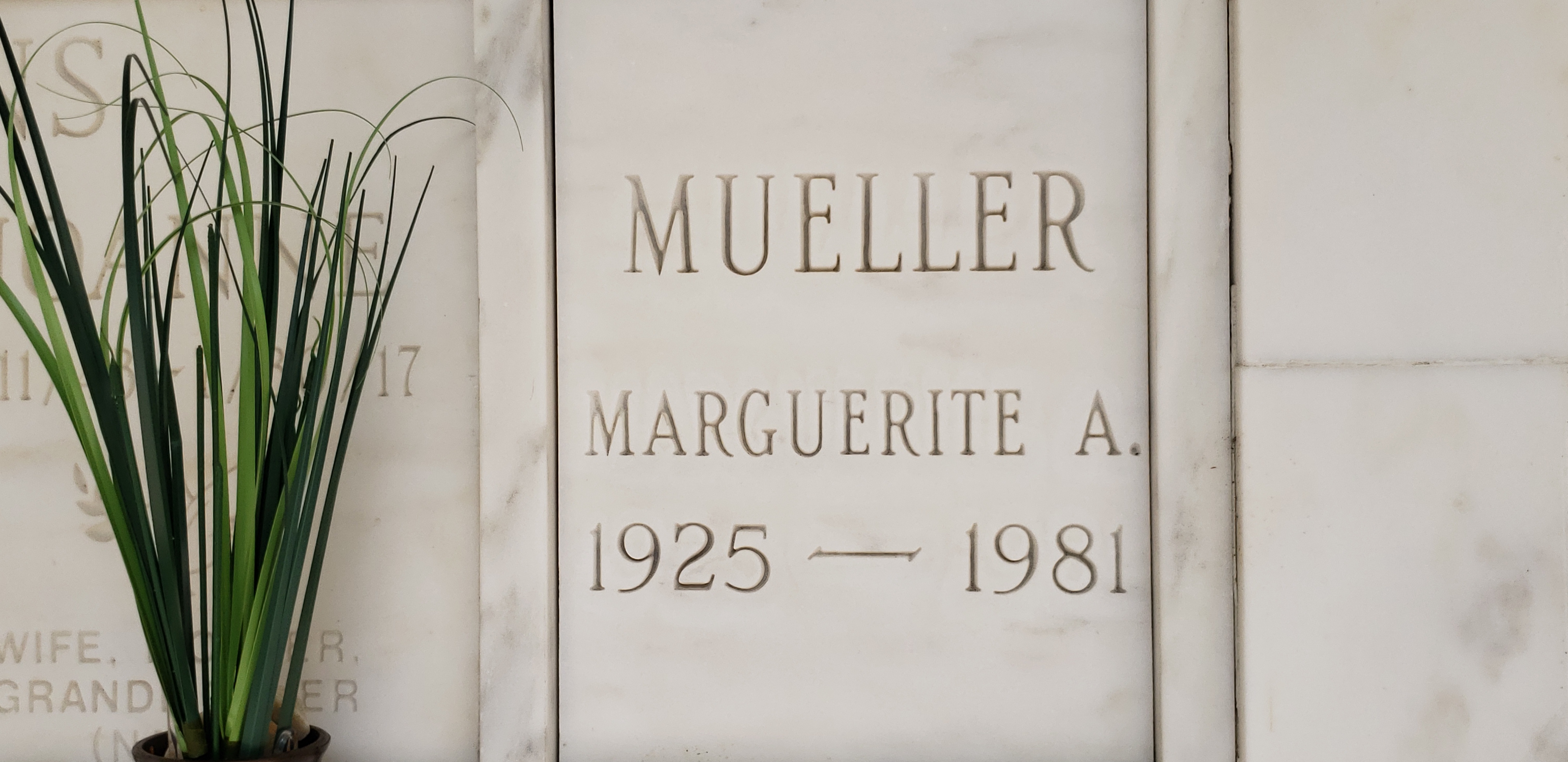 Marguerite A Mueller