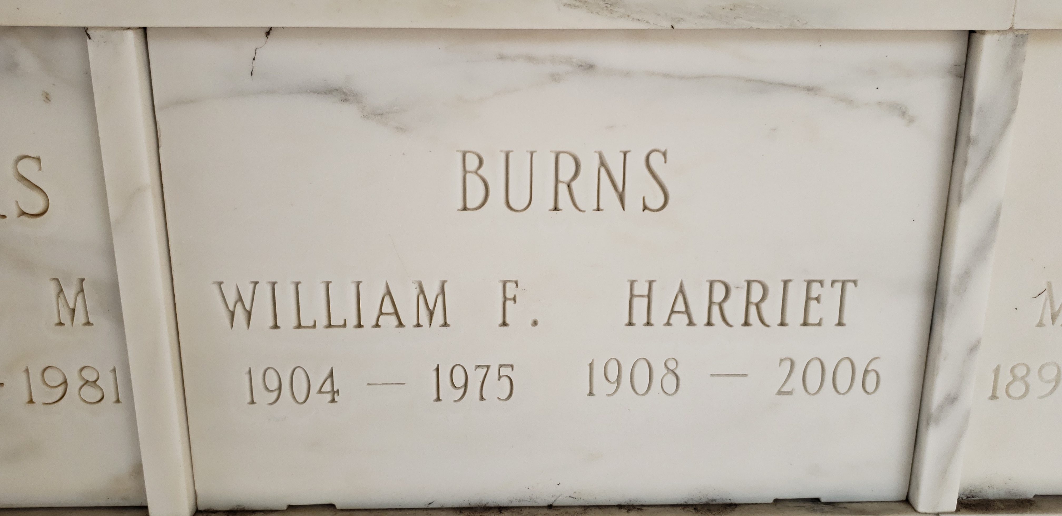 William F Burns