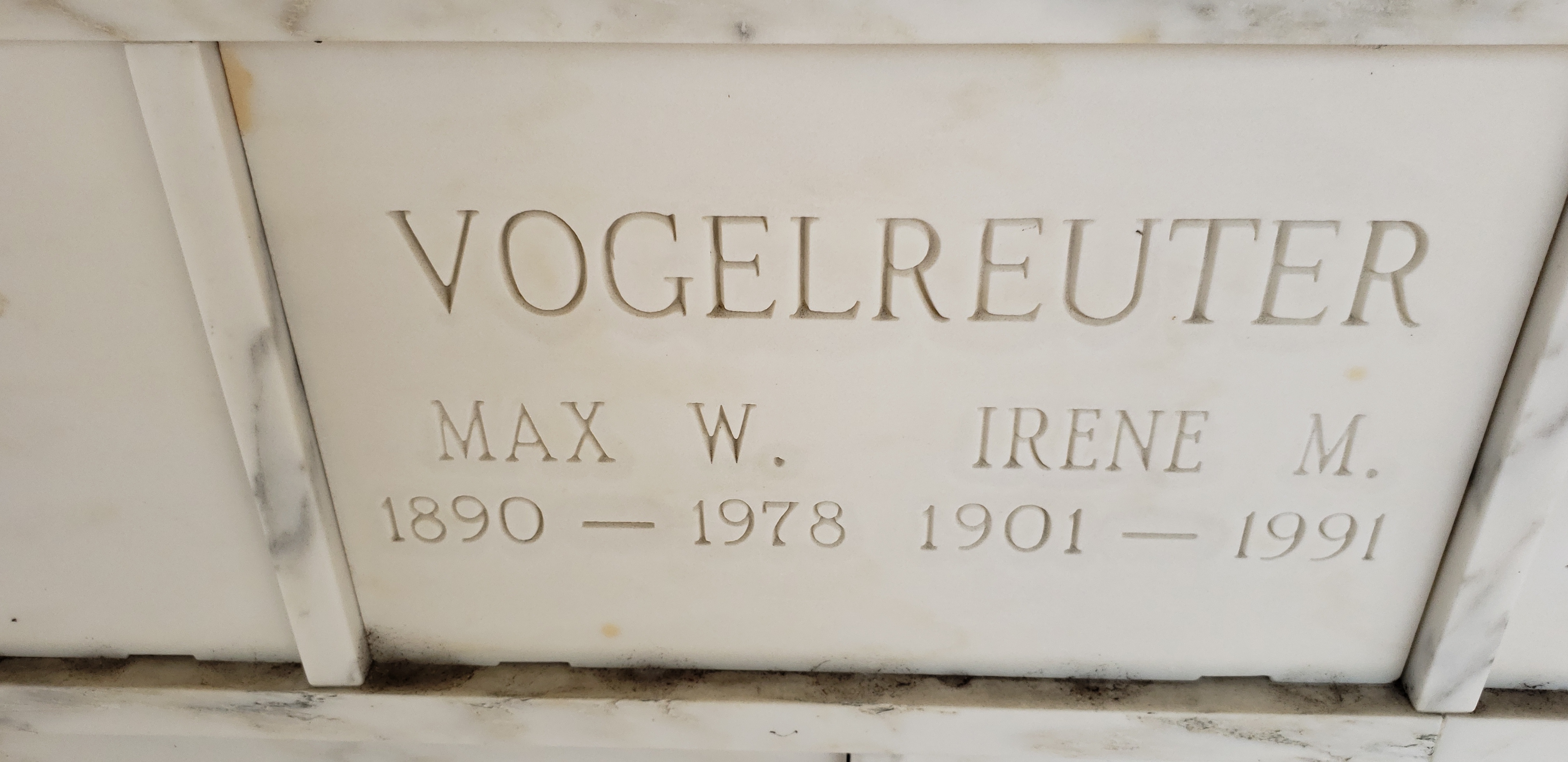 Max W Vogelreuter