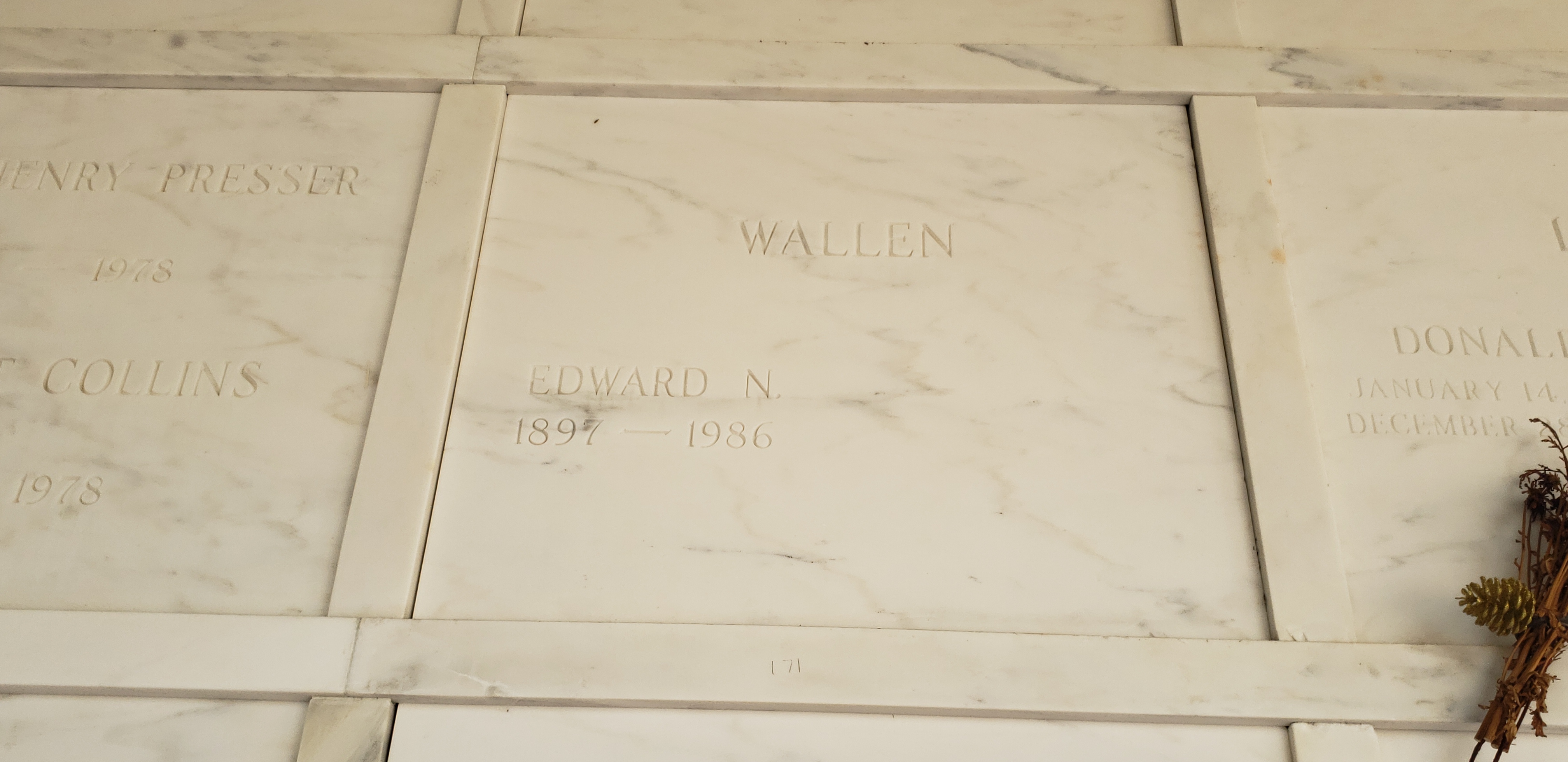 Edward N Wallen