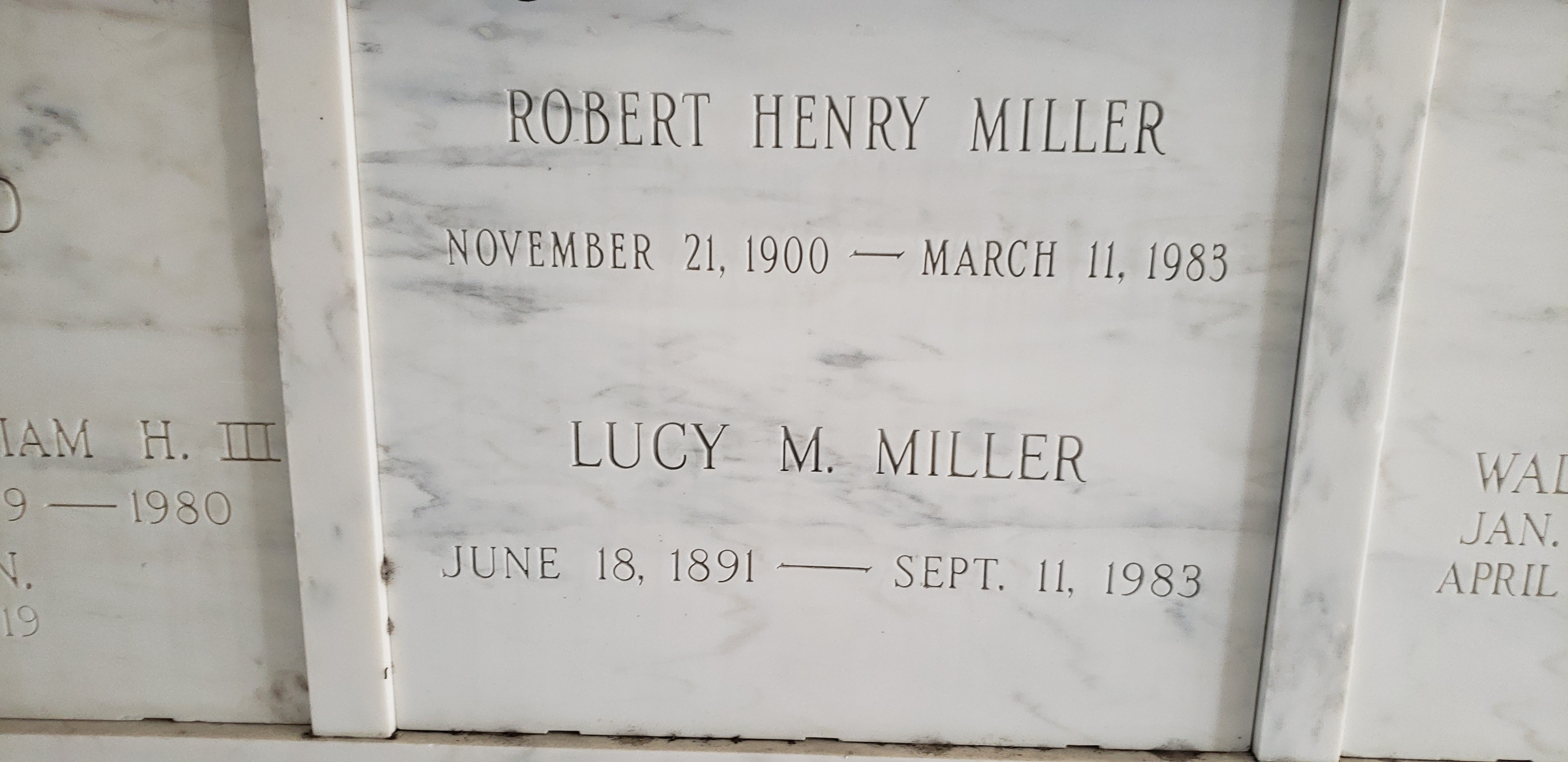 Lucy M Miller