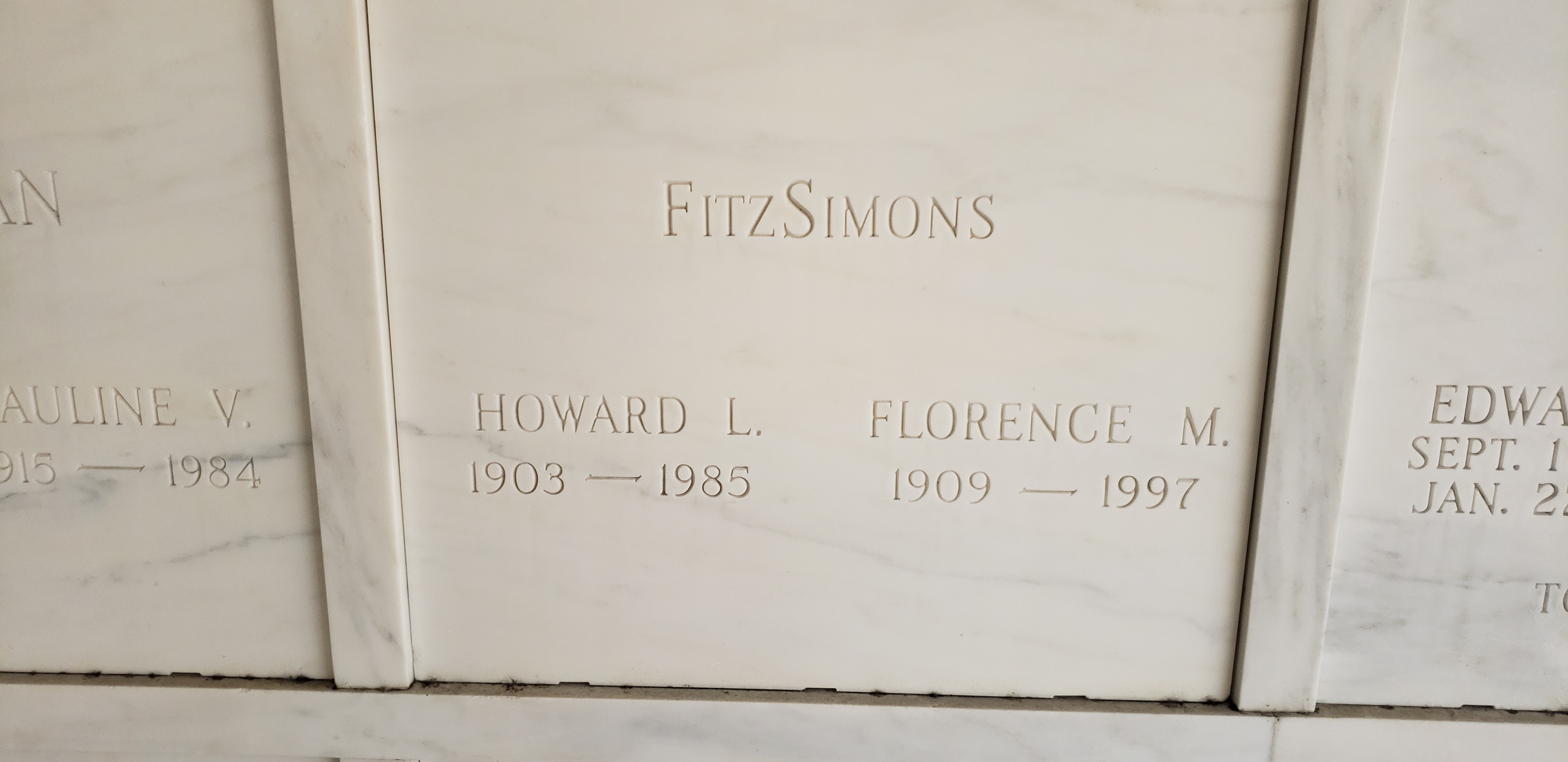 Florence M Fitzsimons