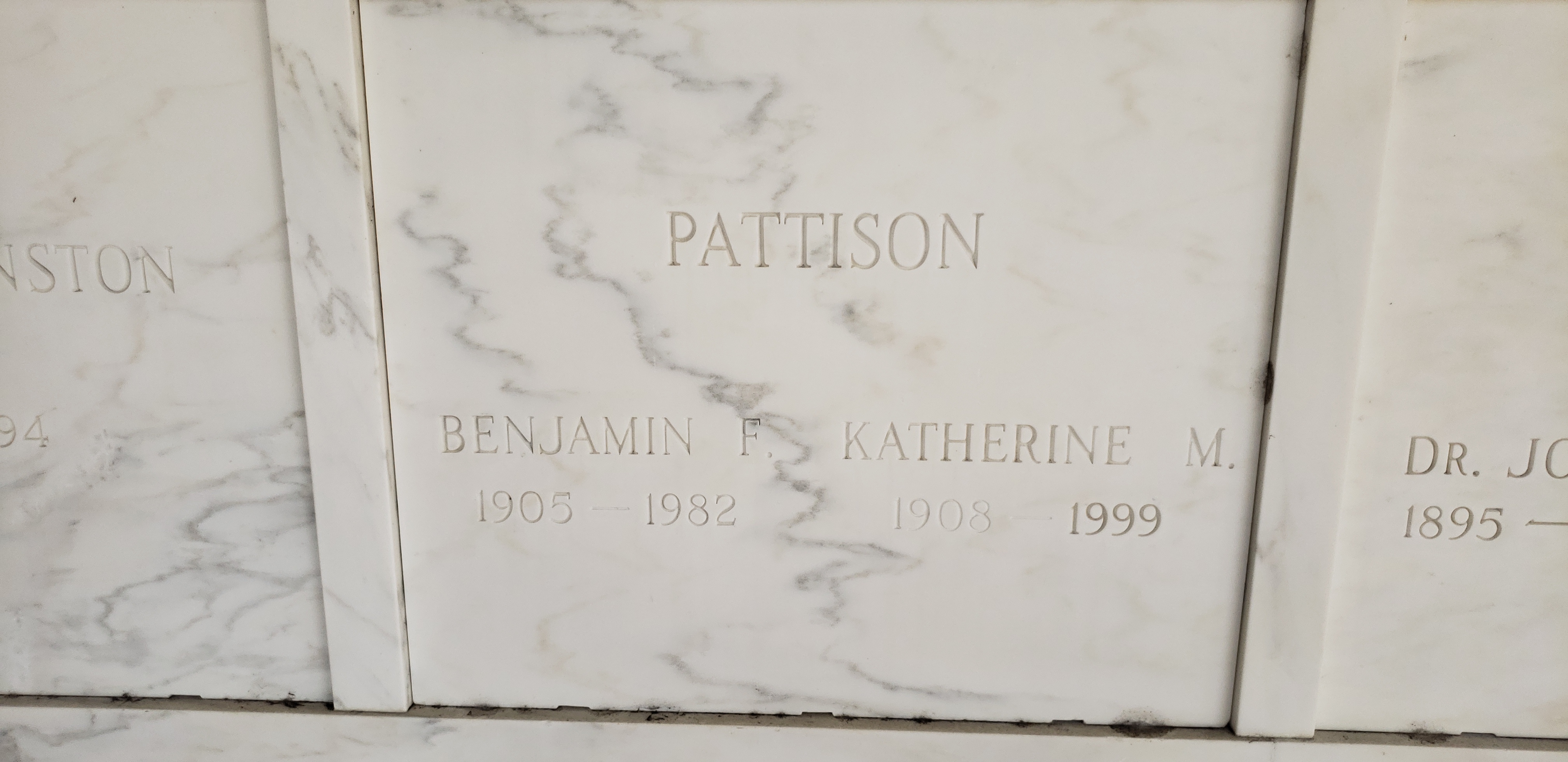 Benjamin F Pattison