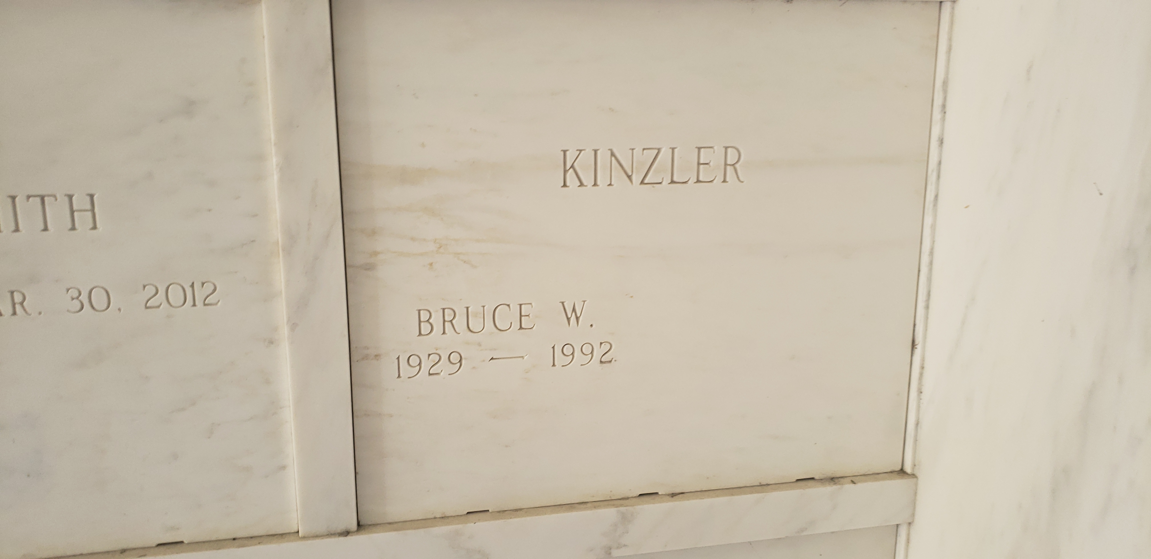 Bruce W Kinzler