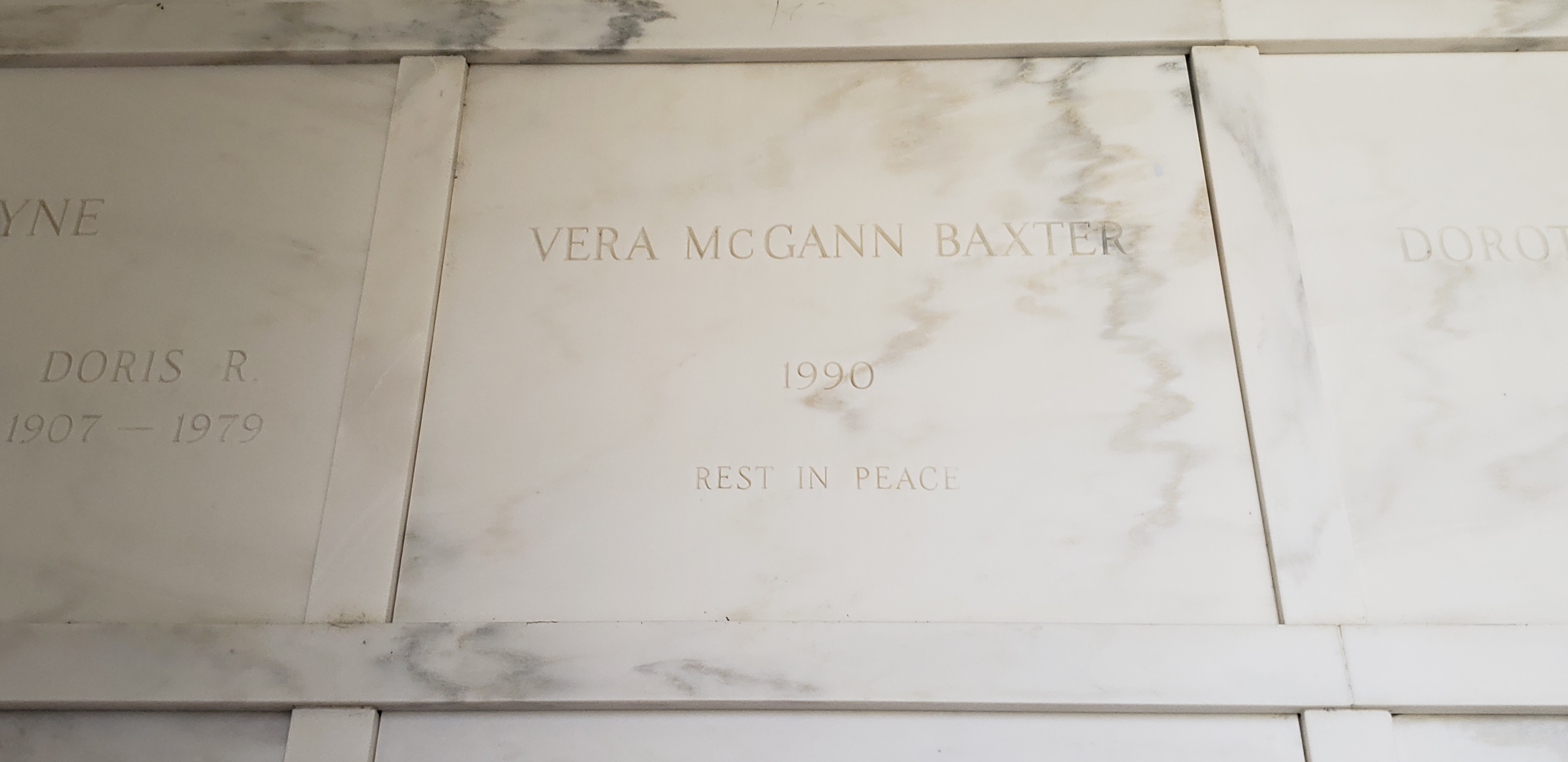 Vera McGann Baxter