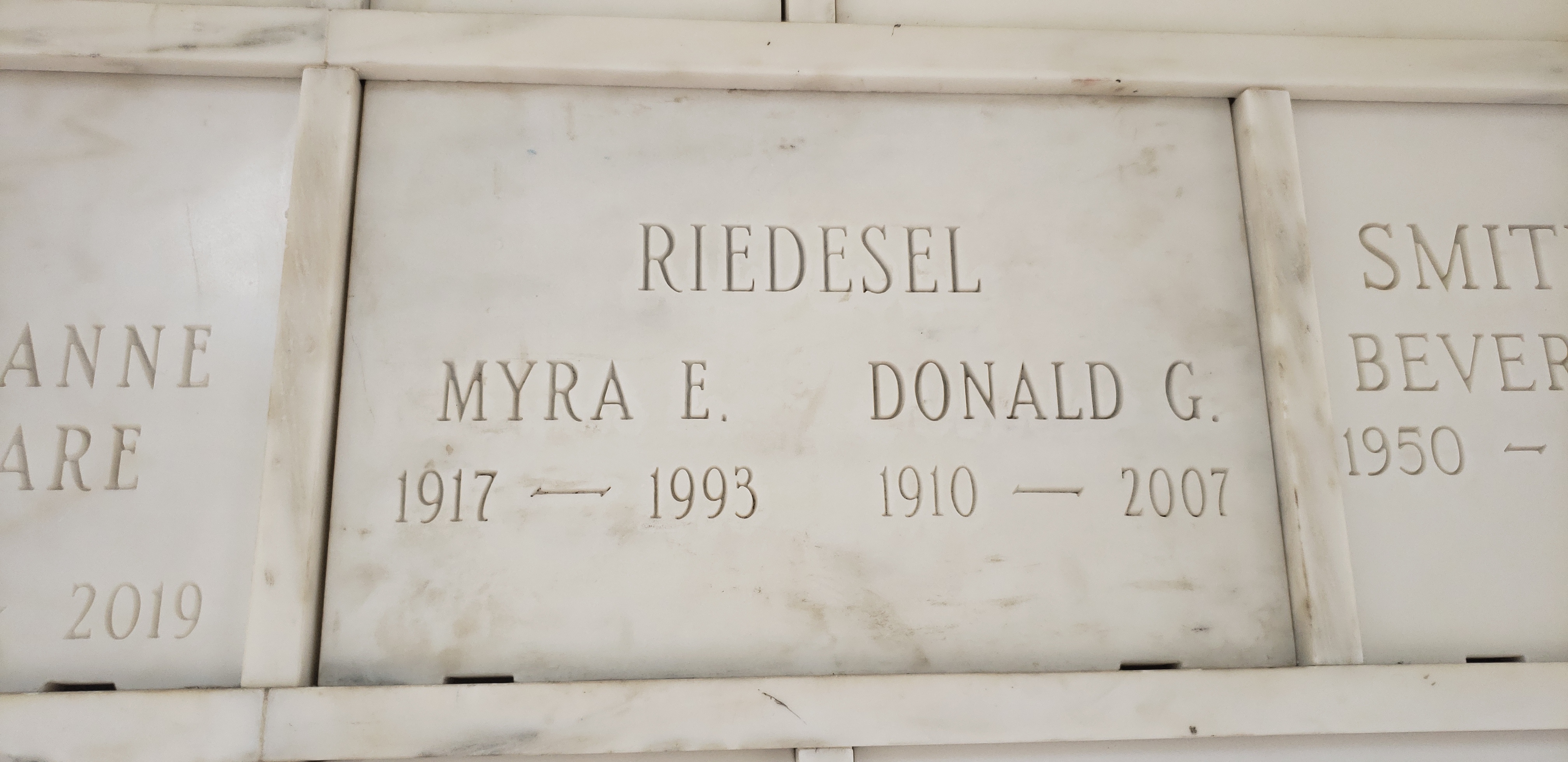 Donald G Riedesel