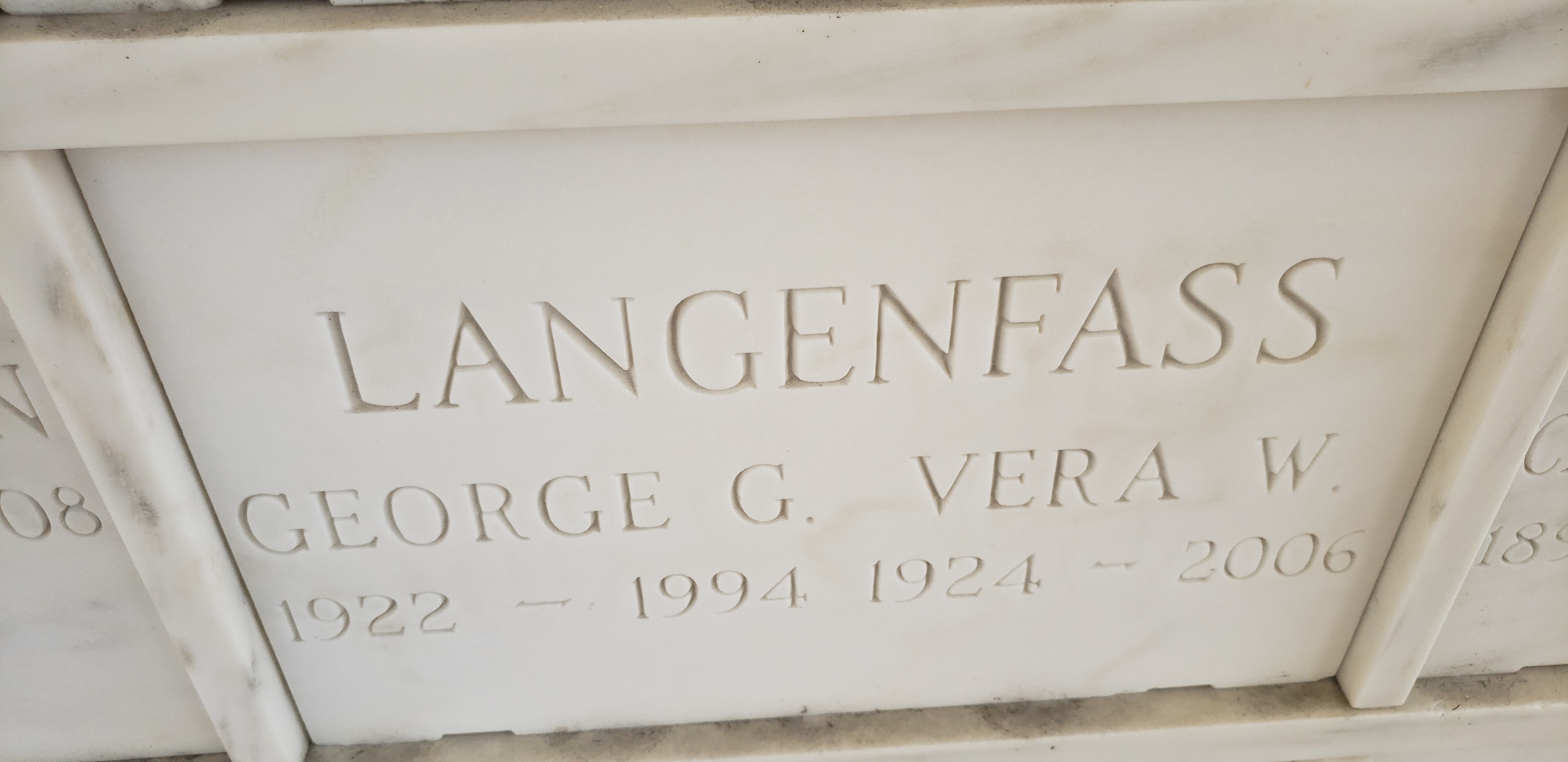 George G Langenfass