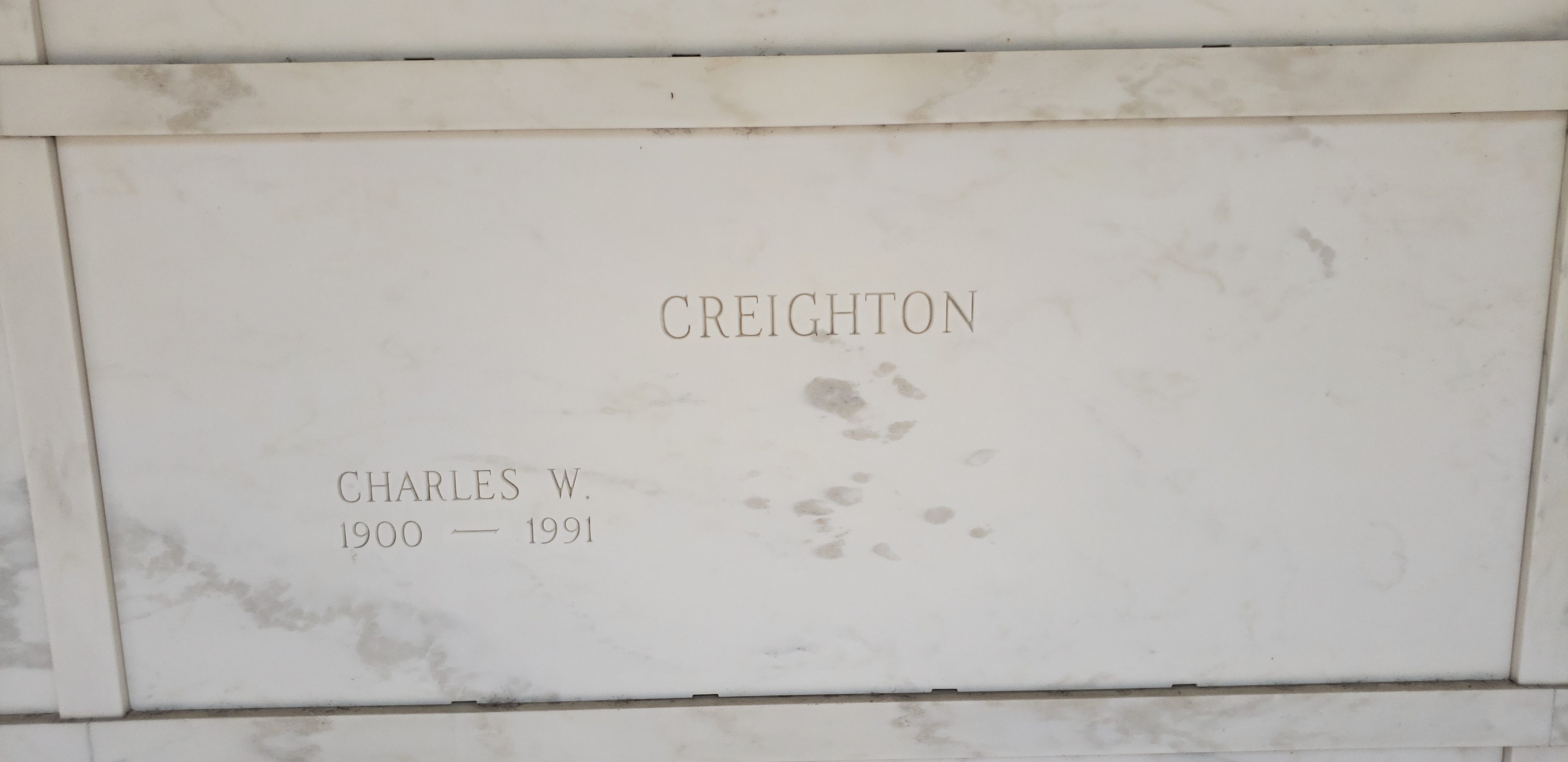 Charles W Creighton