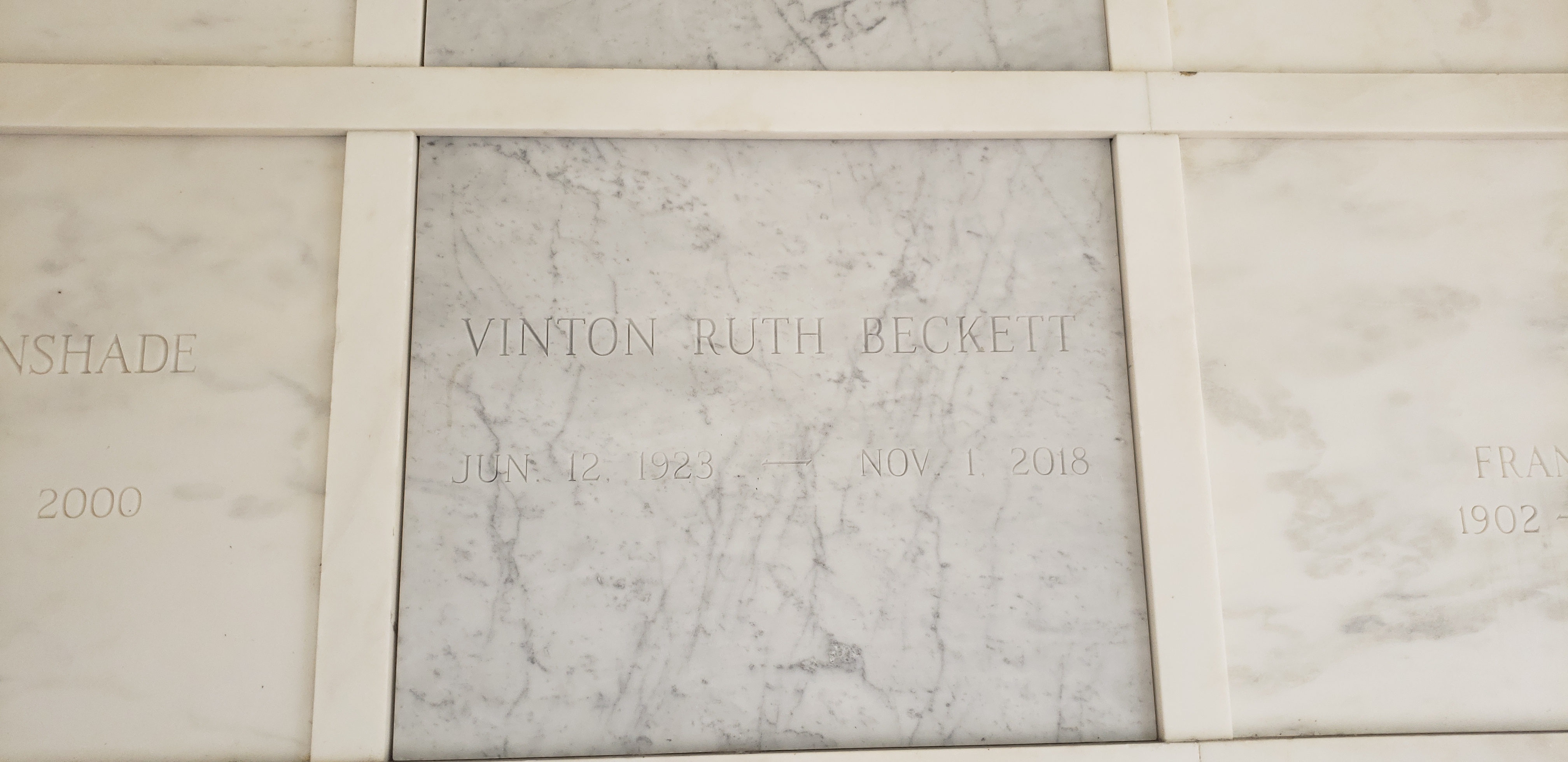 Vinton Ruth Beckett