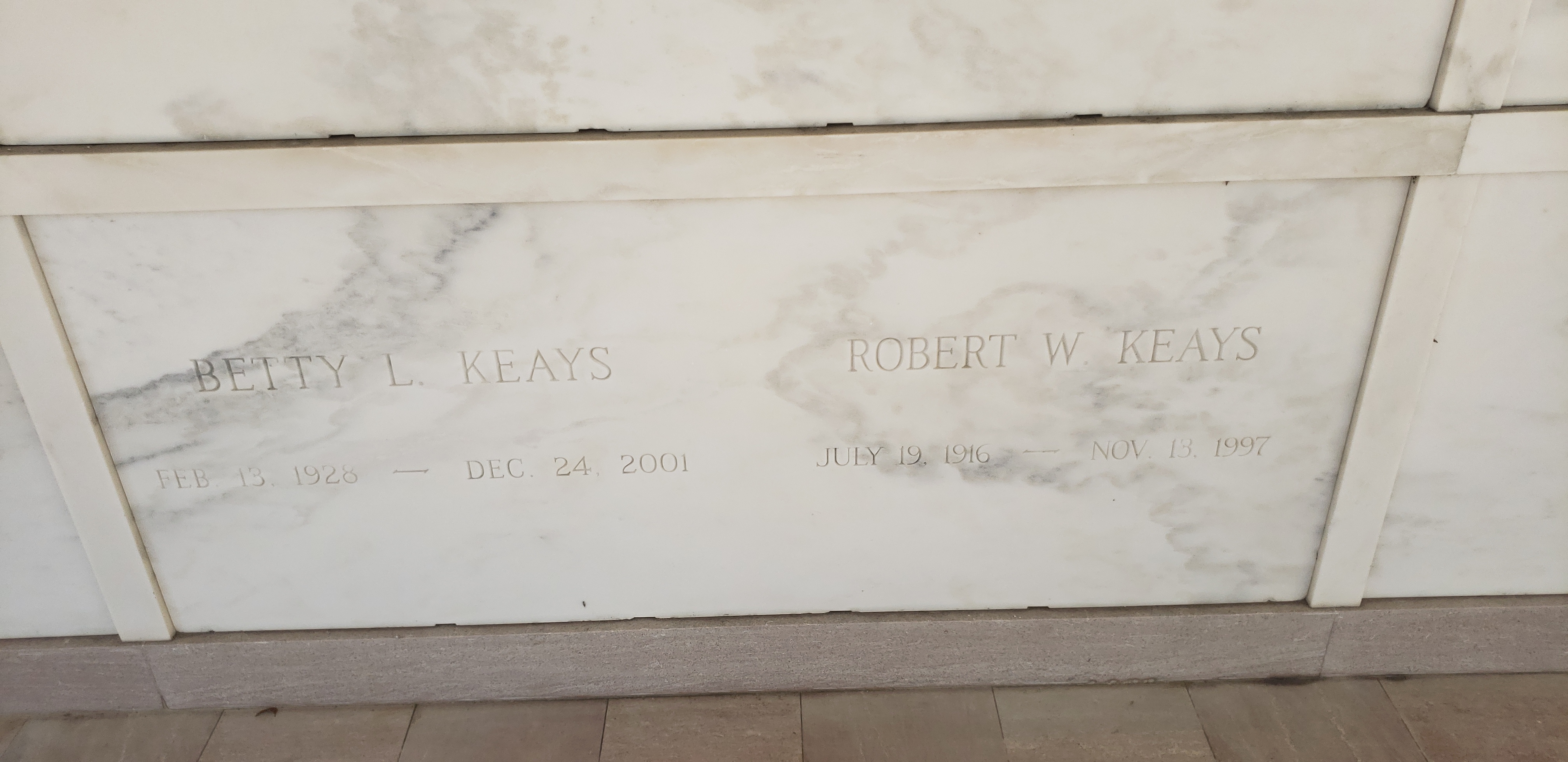 Robert W Keays