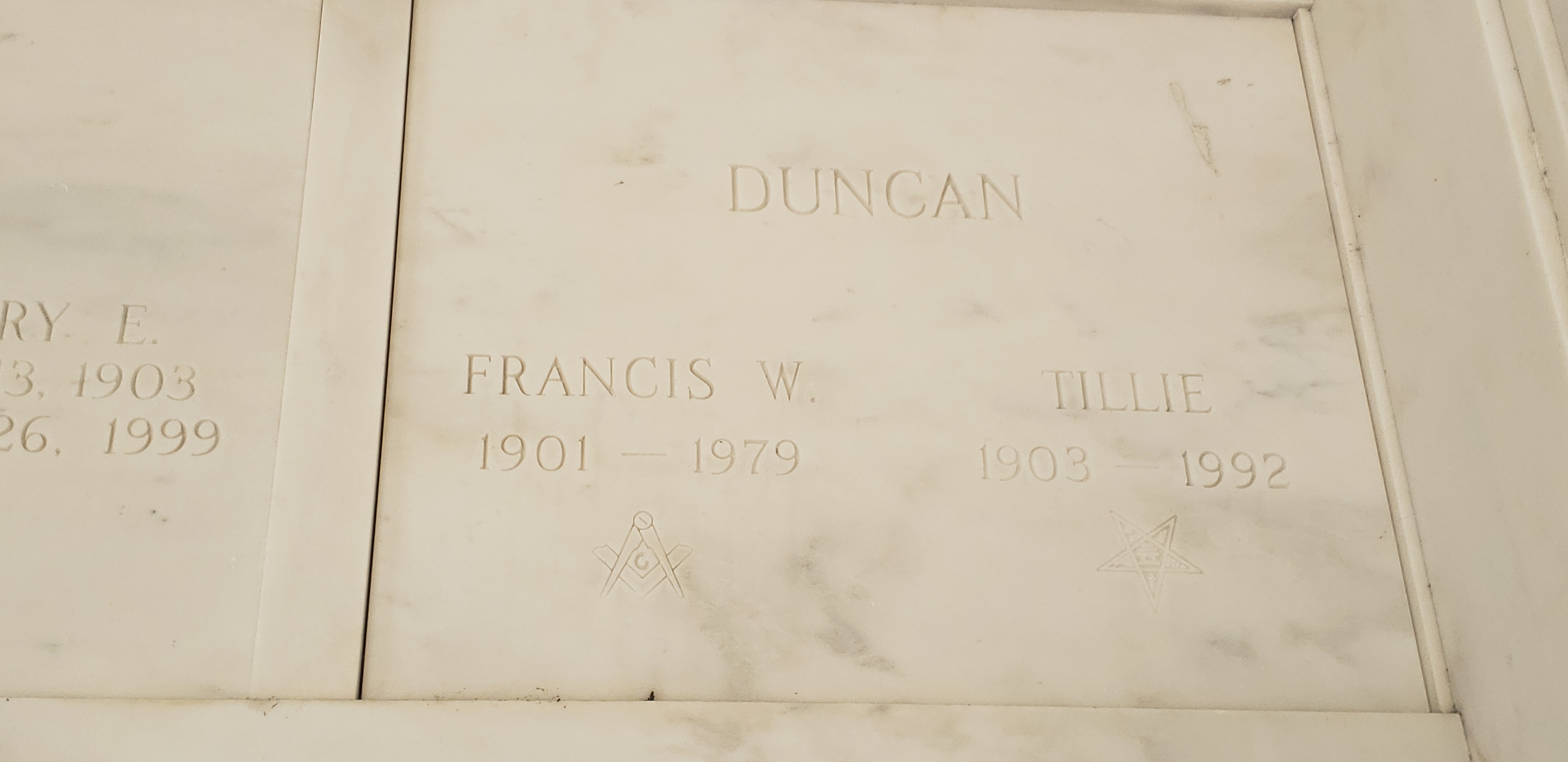 Francis W Duncan