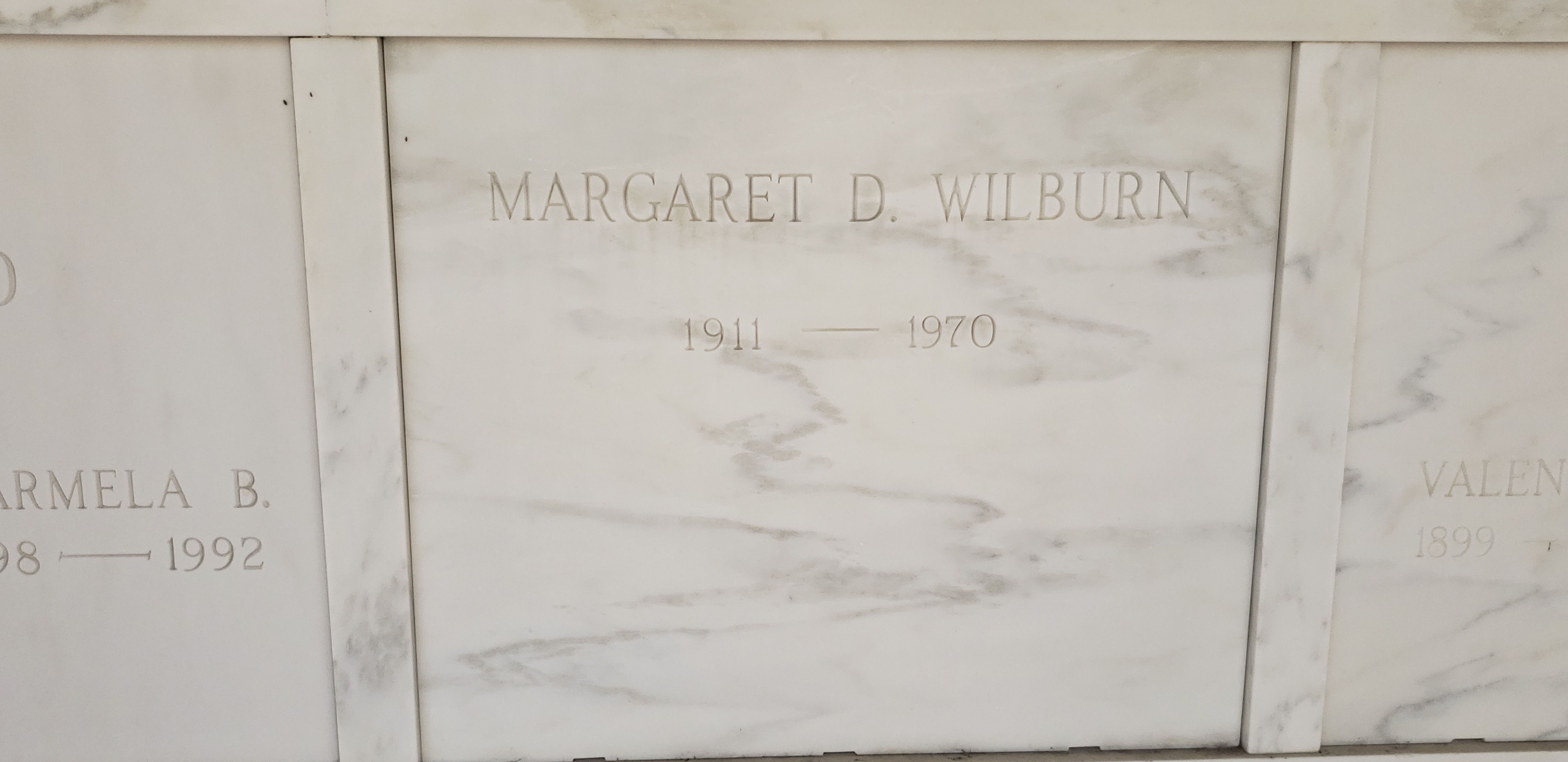 Margaret D Wilburn