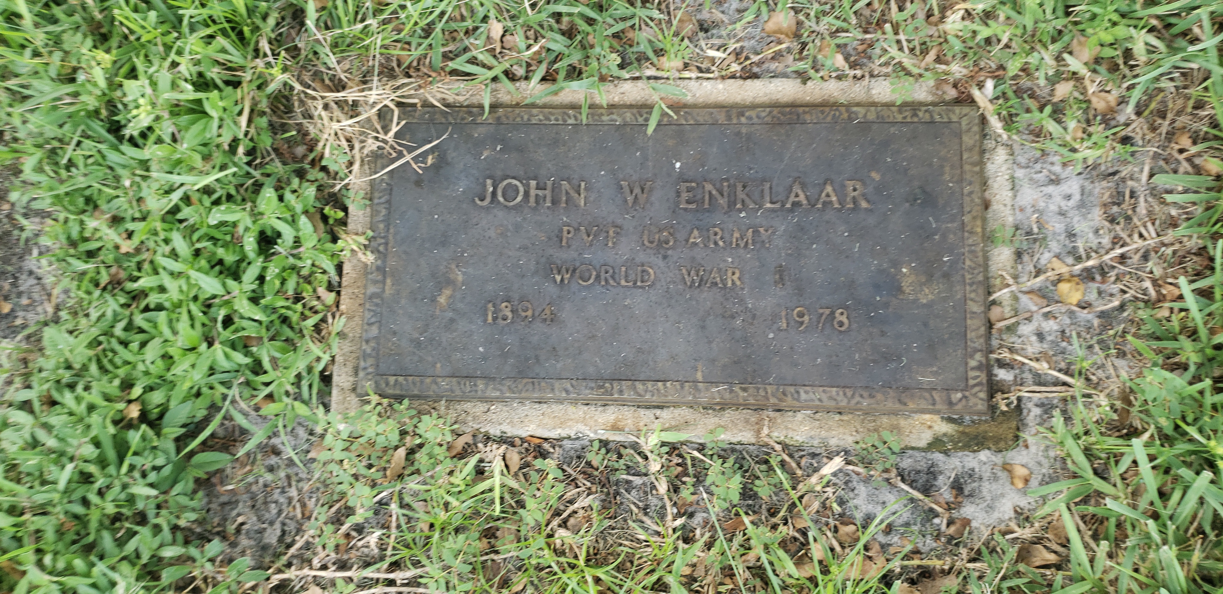John W Enklaar