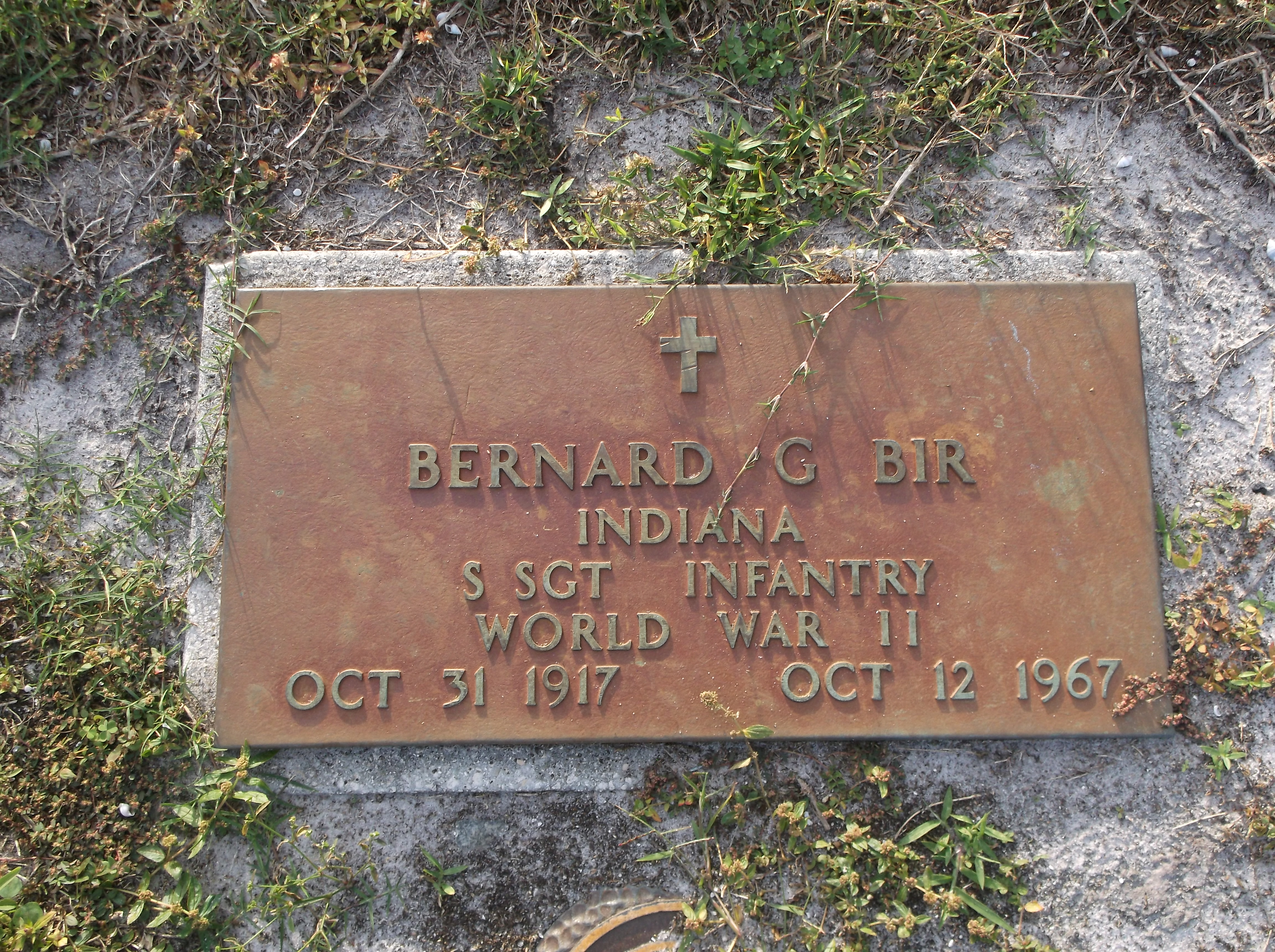 Bernard G Bir
