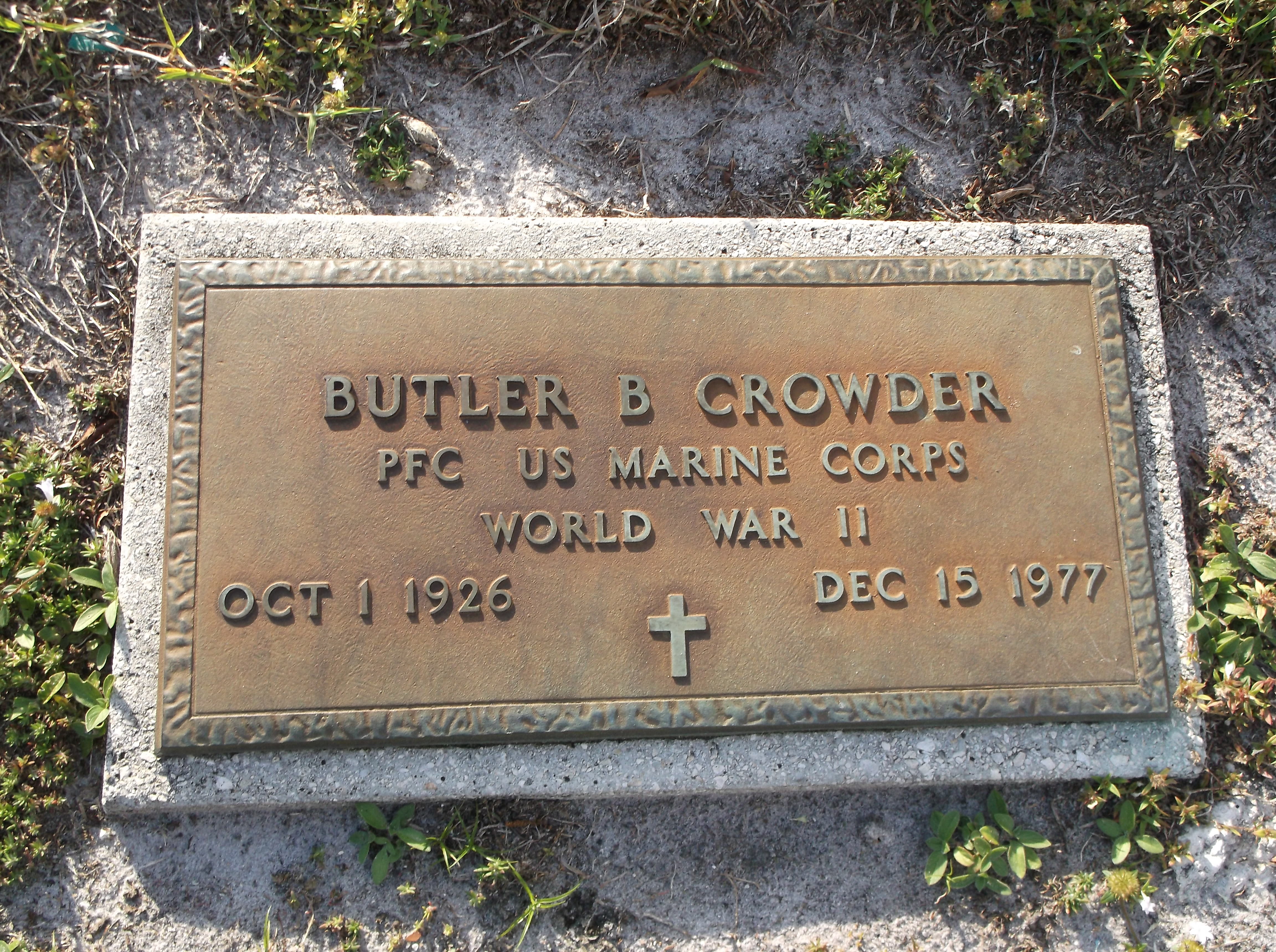 Butler B Crowder