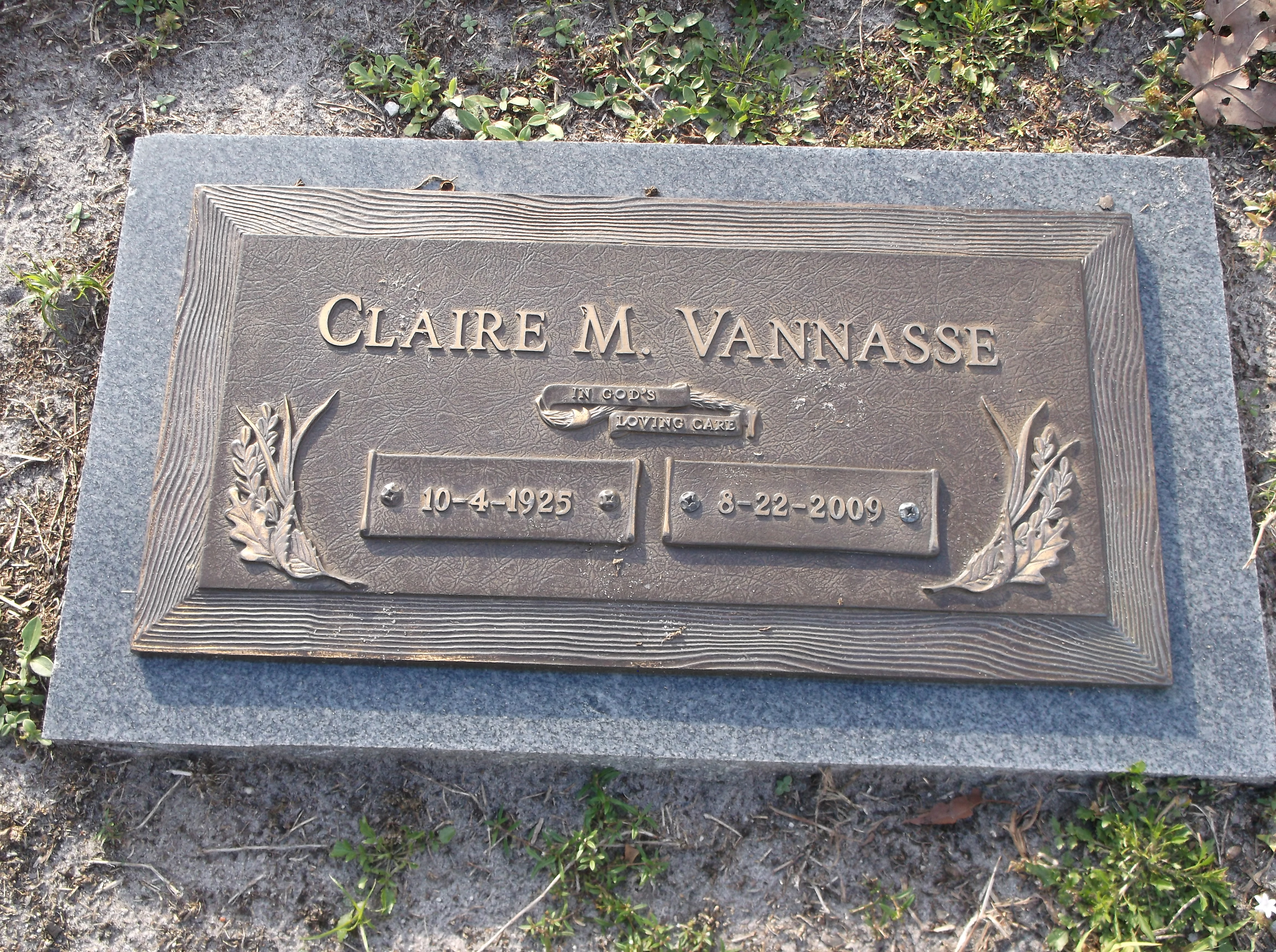 Claire M Vannasse