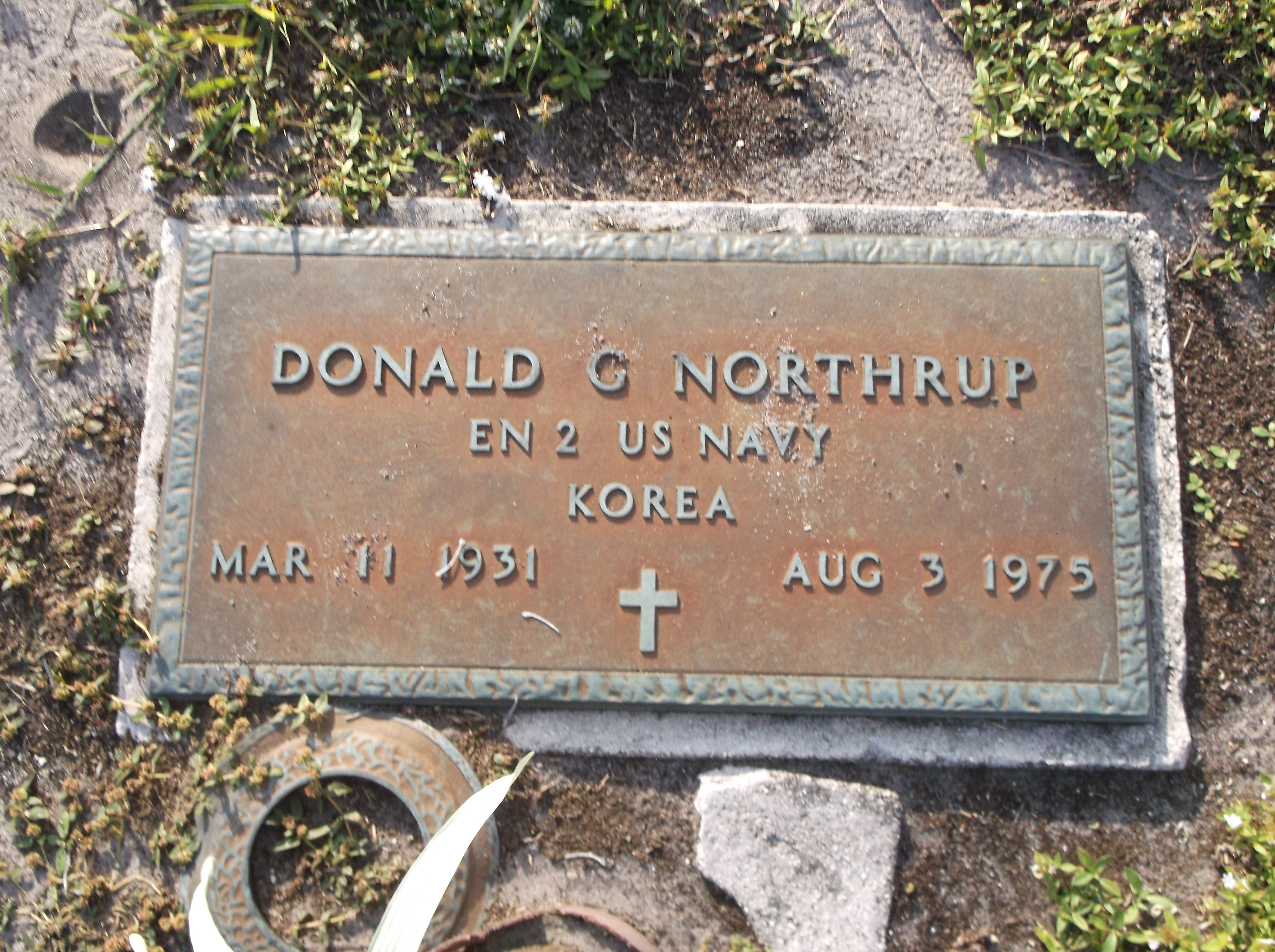 Donald G Northrup