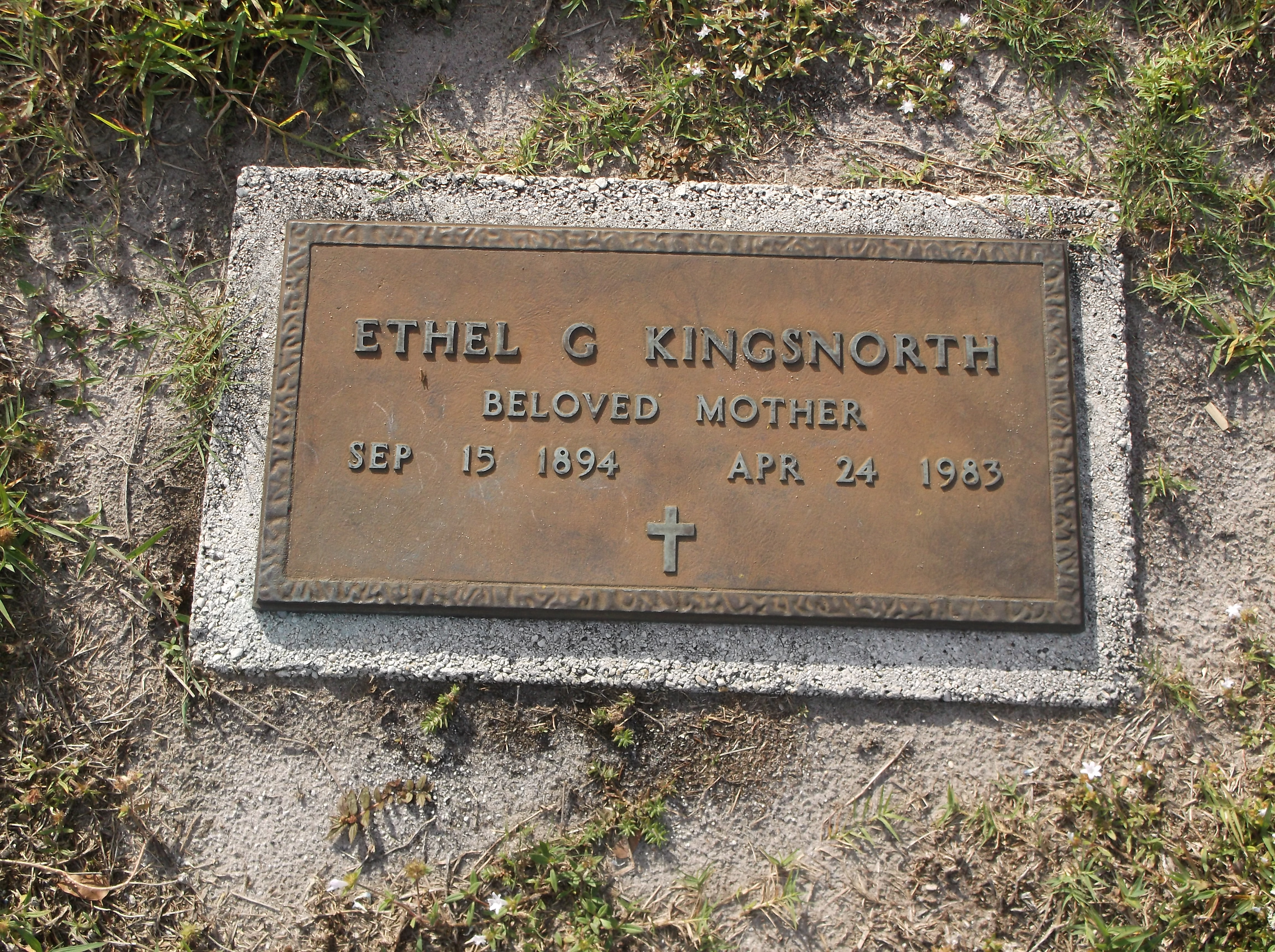 Ethel G Kingsnorth