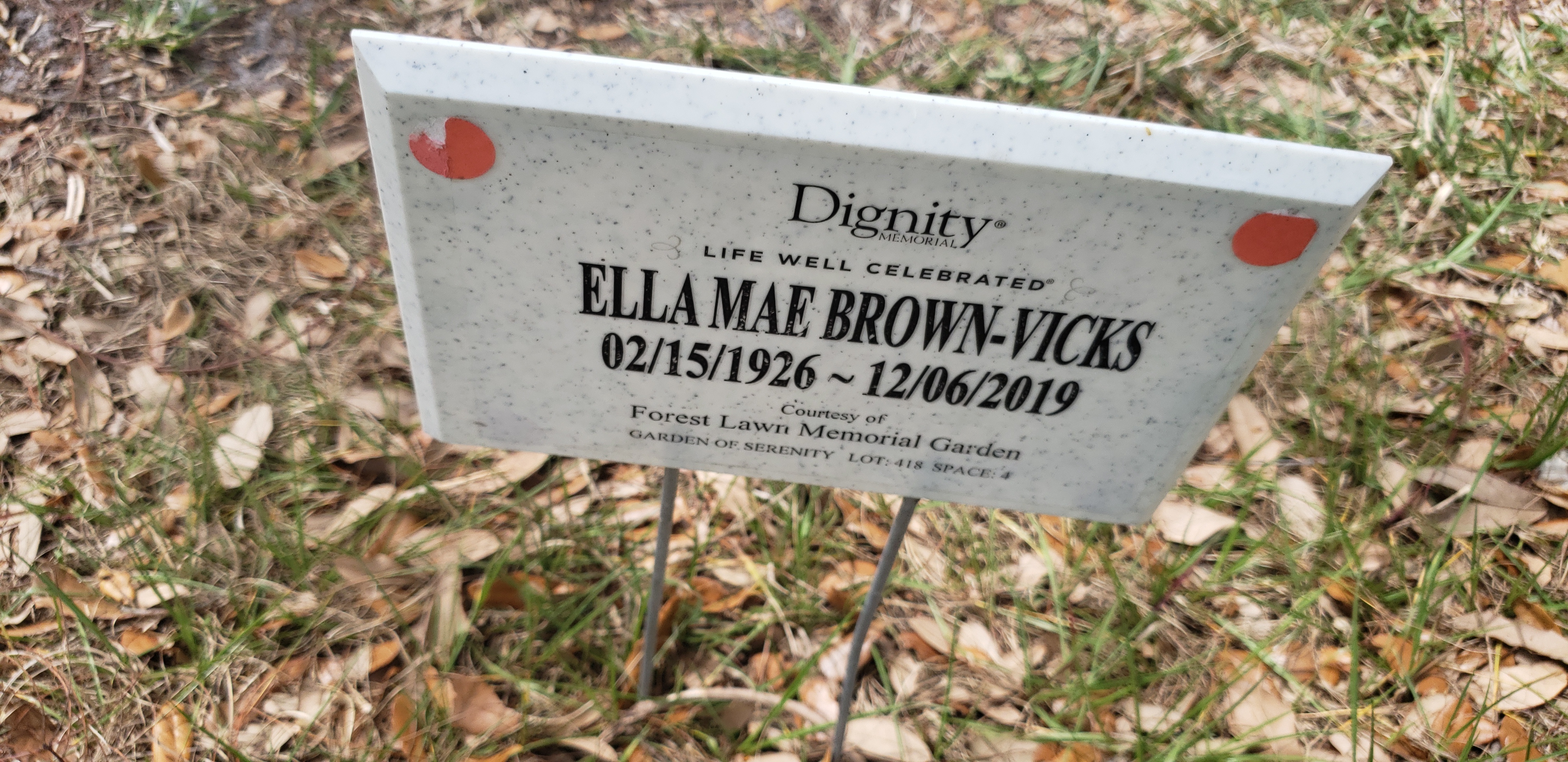 Ella Mae Brown-Vicks