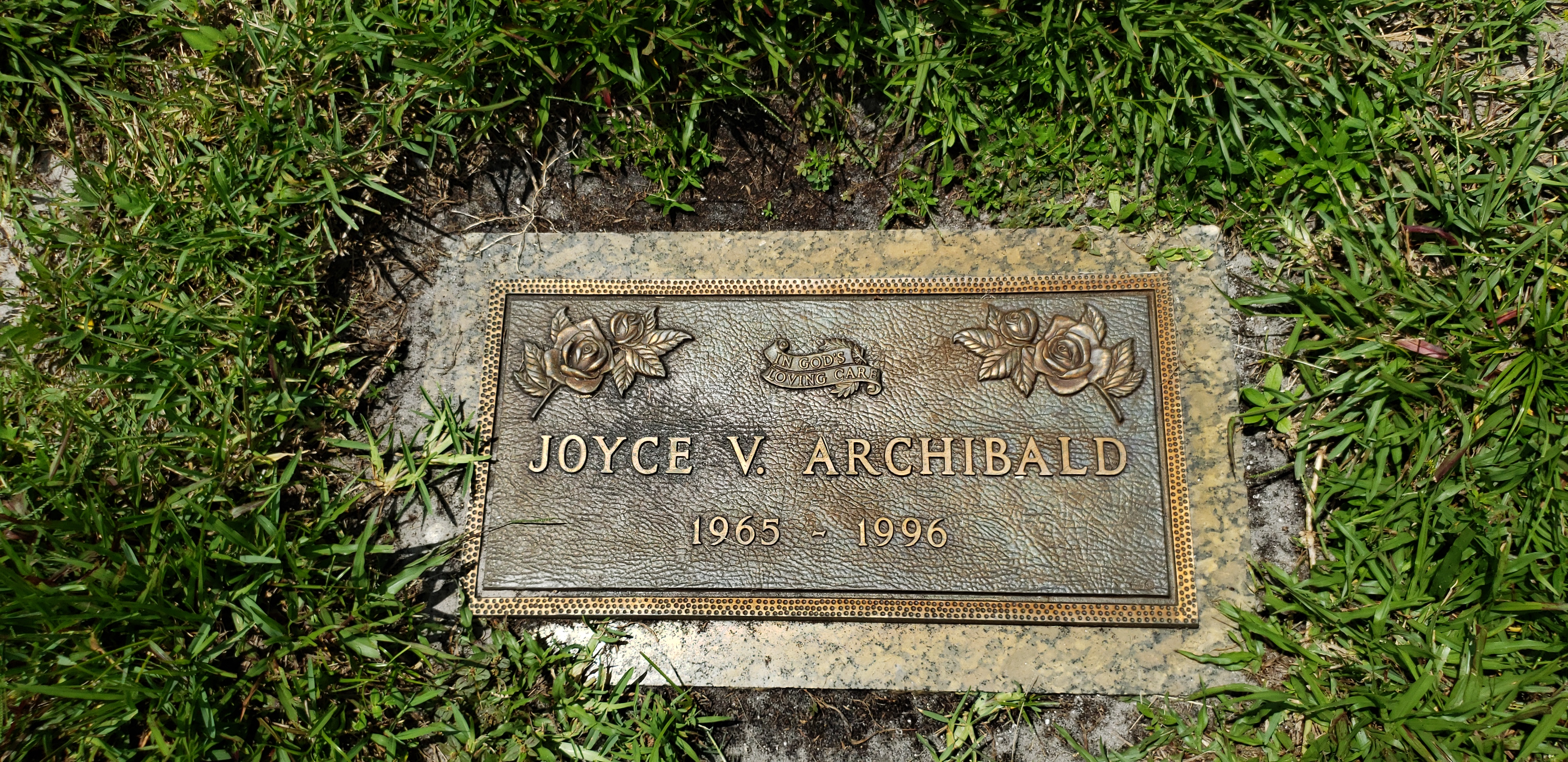 Joyce V Archibald