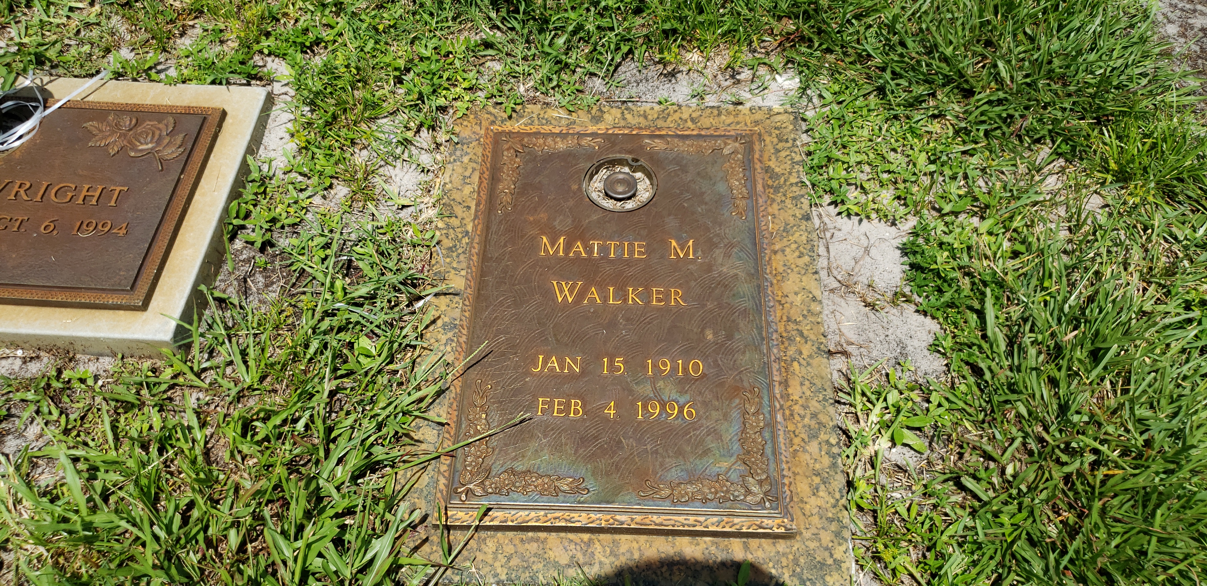 Mattie M Walker