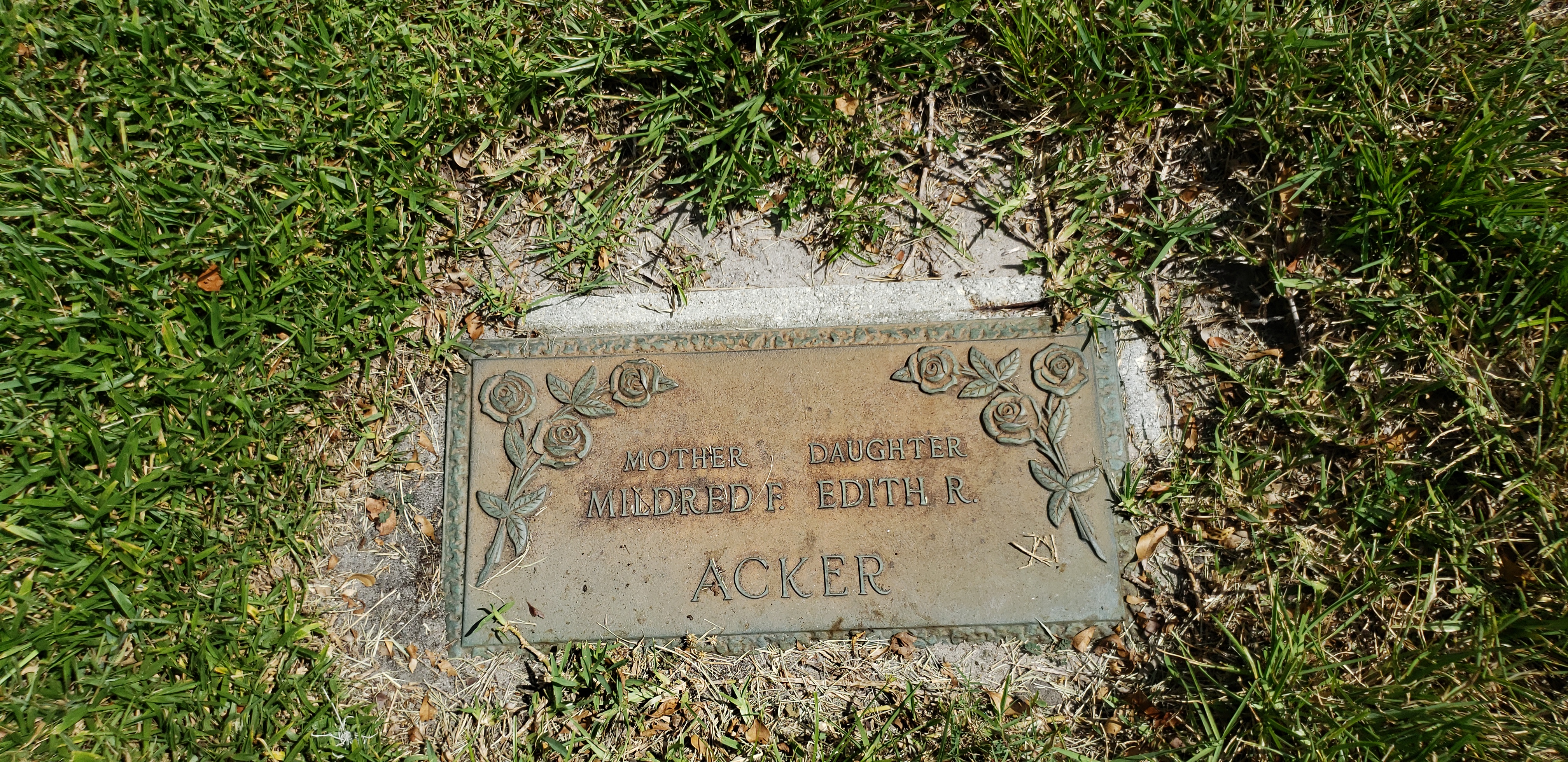 Mildred F Acker