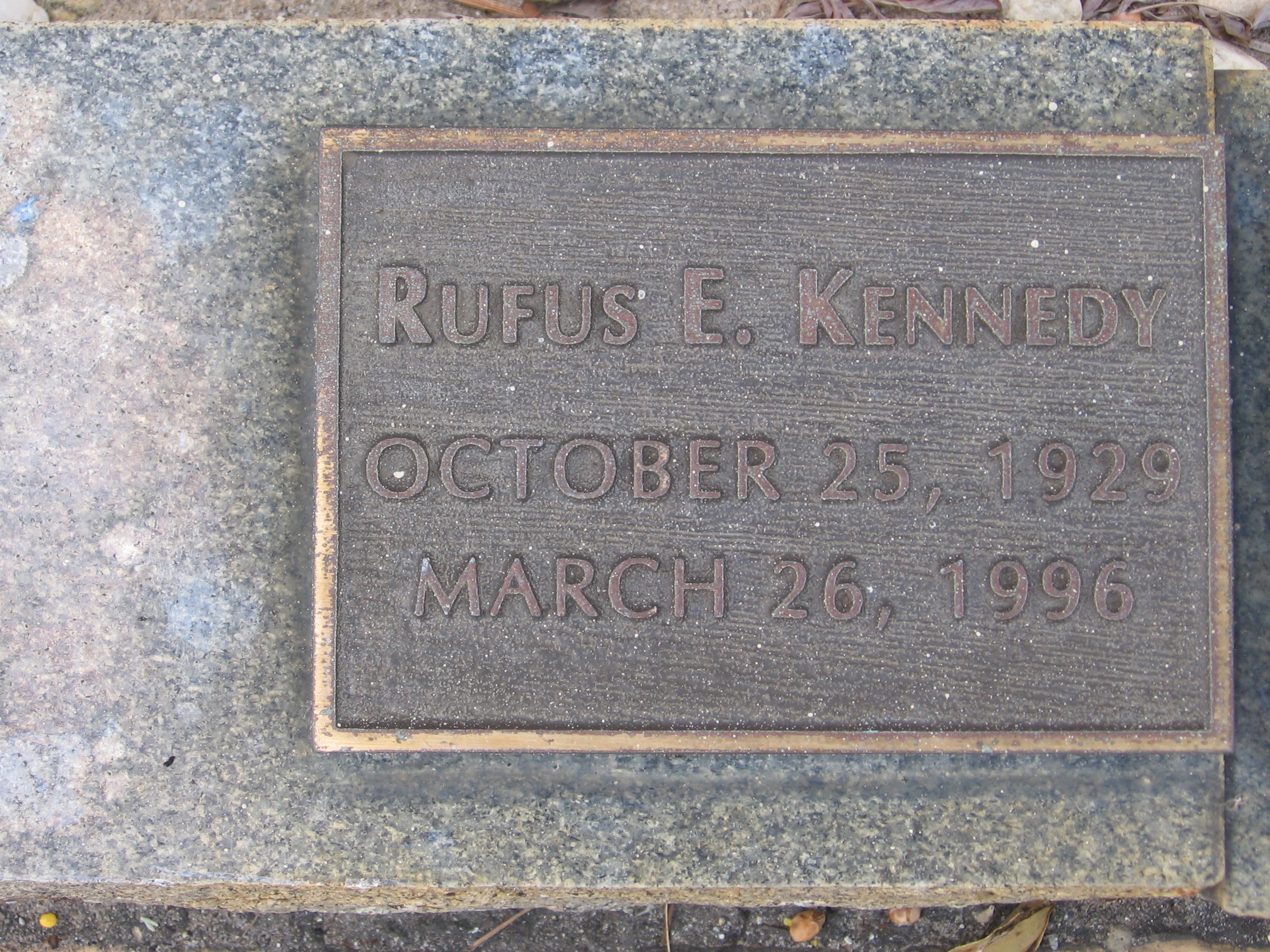 Rufus E Kennedy