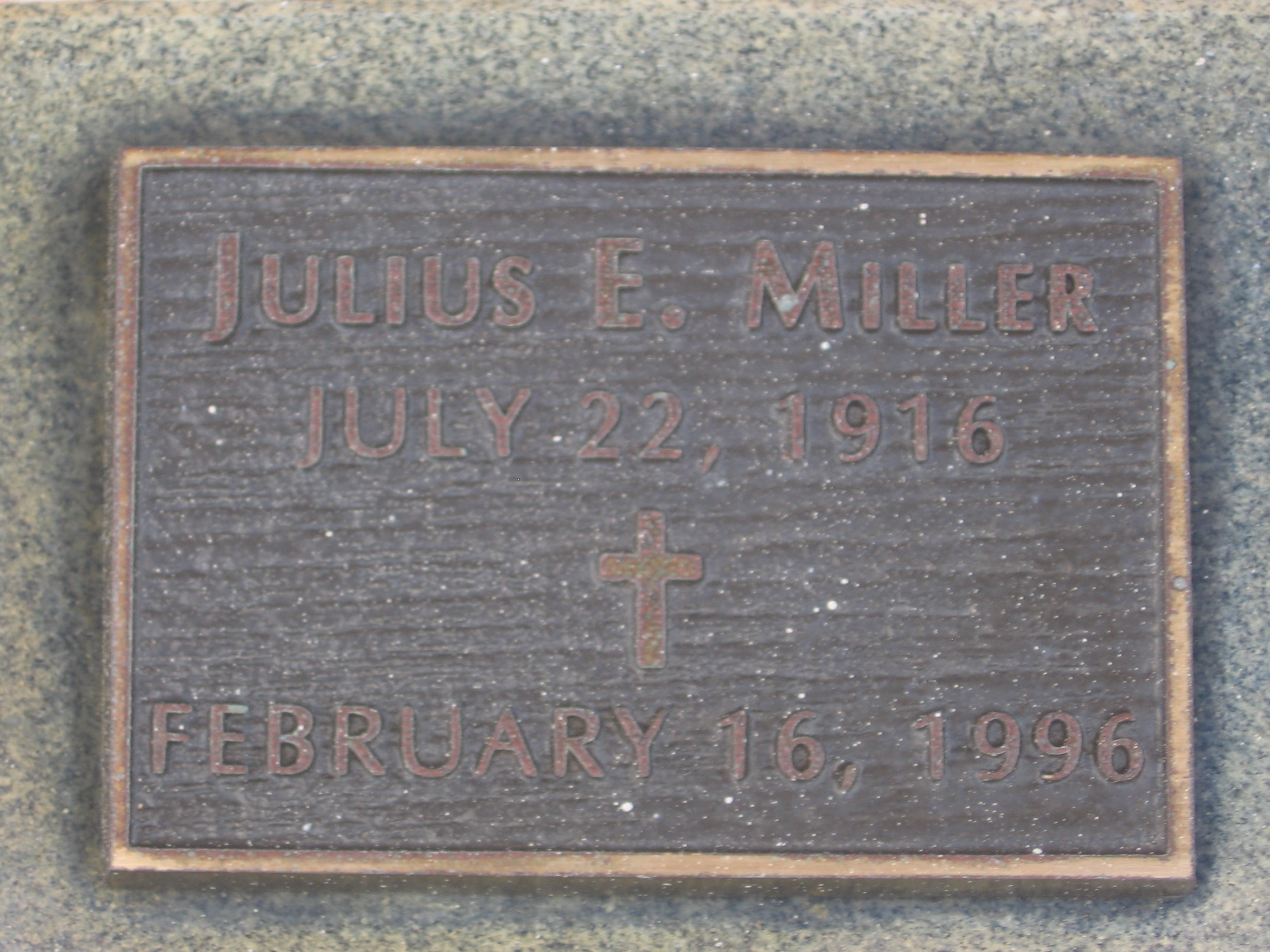 Julius E Miller