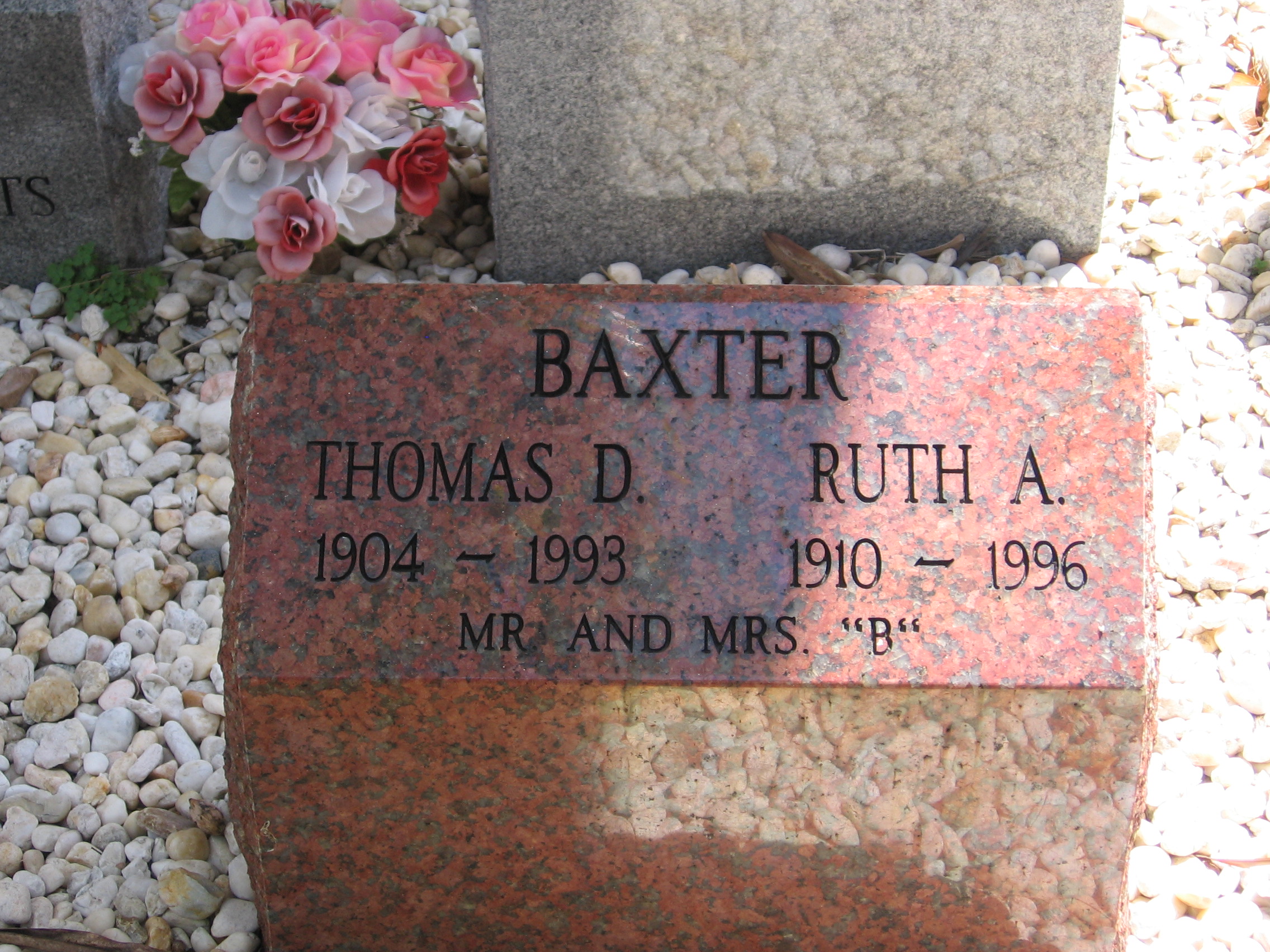 Ruth A Baxter
