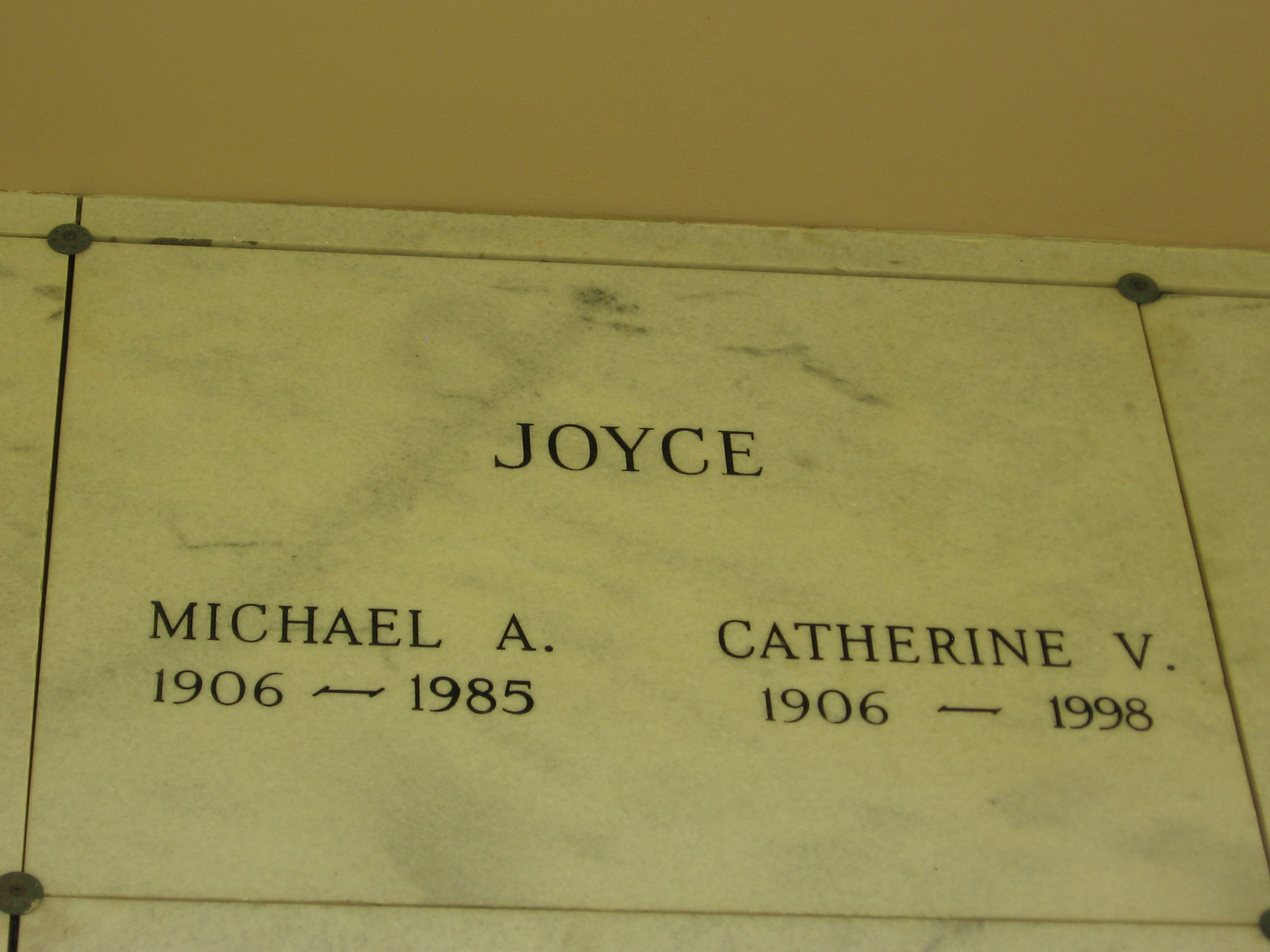 Catherine V Joyce