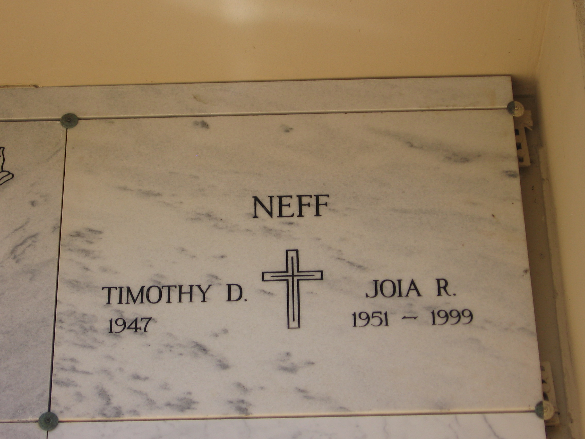 Timothy D Neff