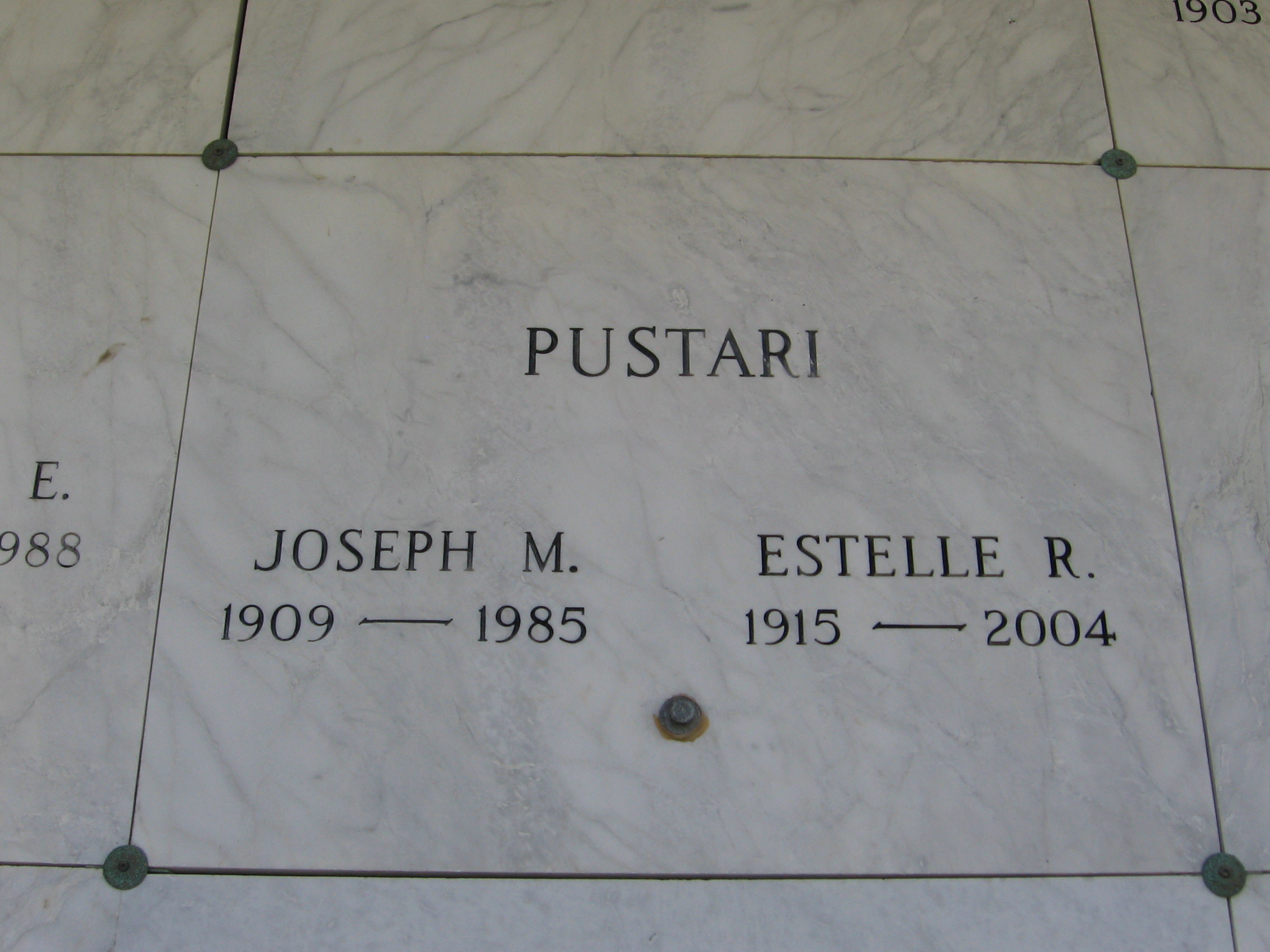 Joseph M Pustari