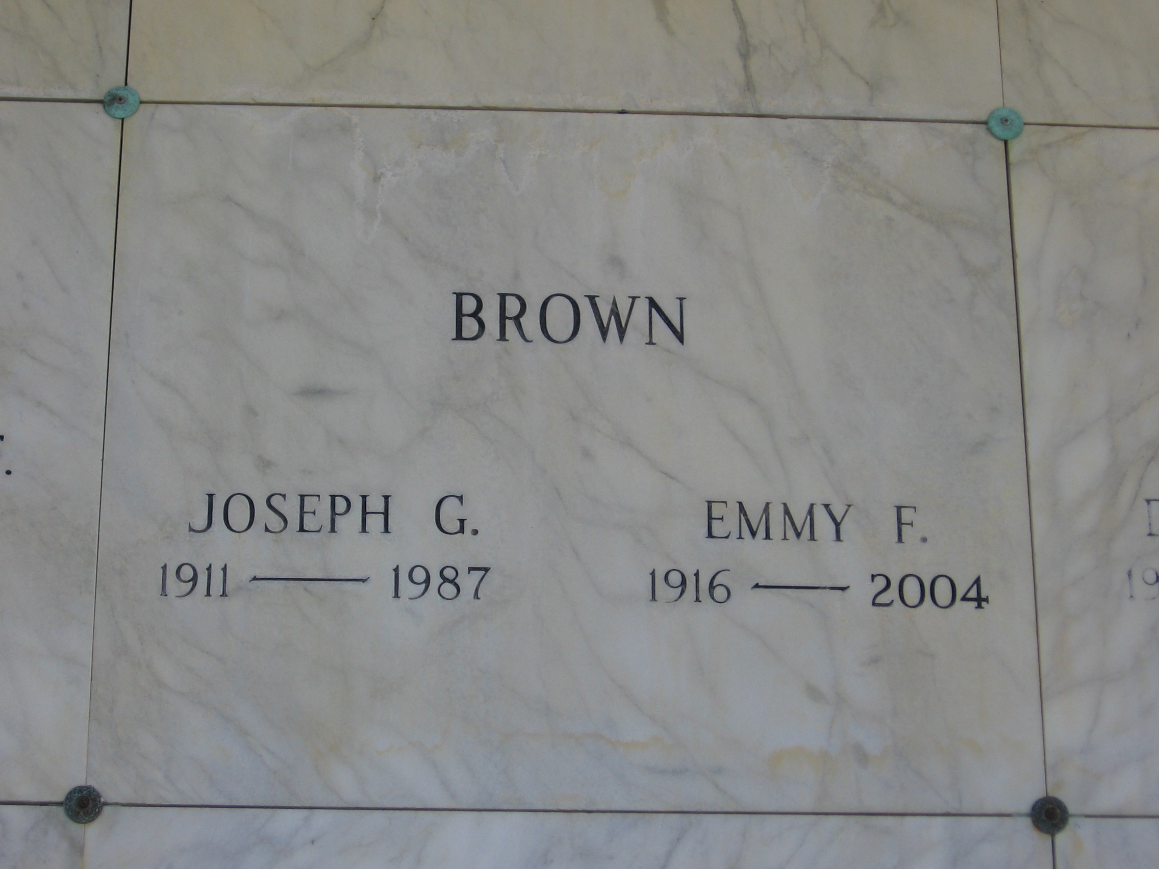Joseph G Brown